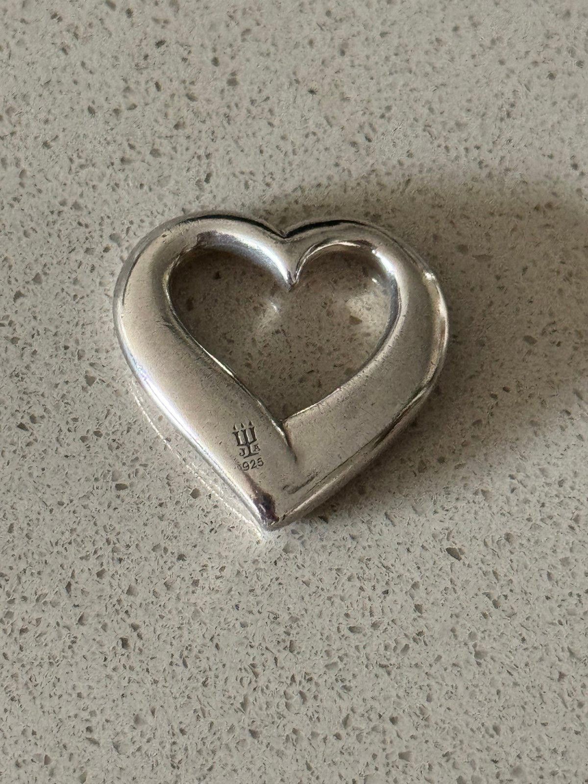 Designer Retired James Avery Freeform Heart Pendant Size ONE SIZE - 3 Thumbnail