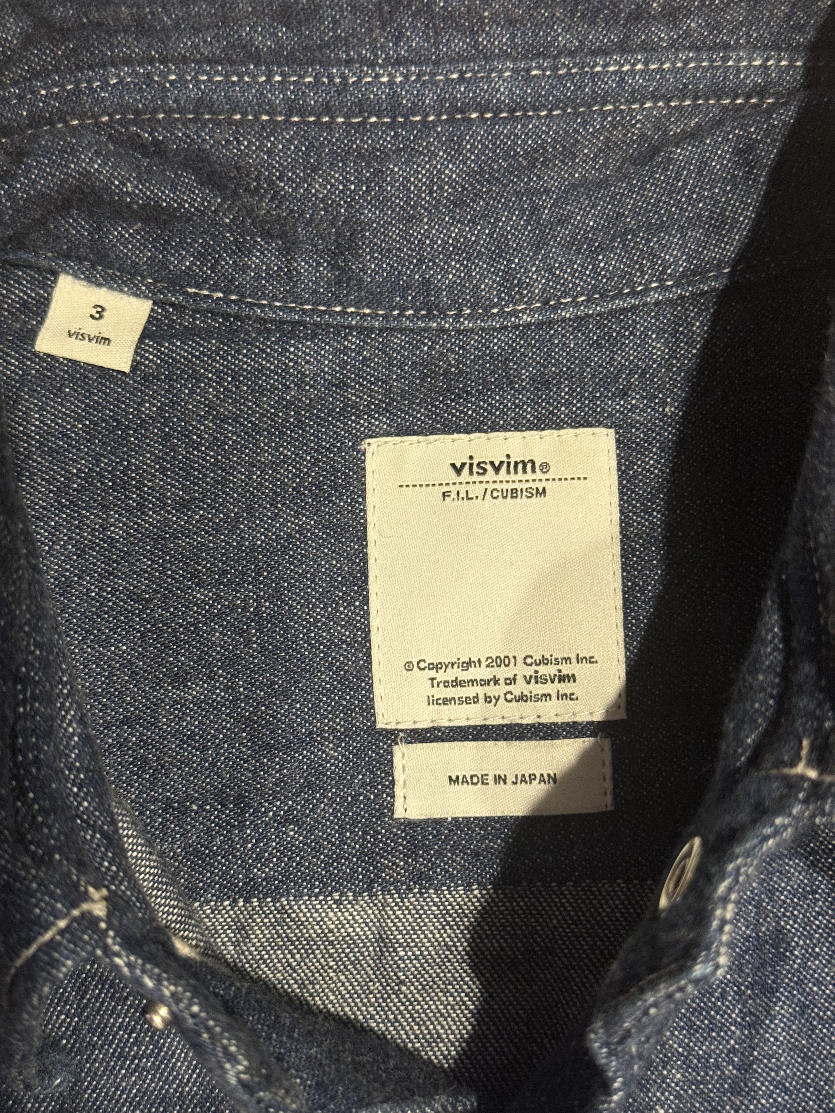 Visvim Visvim Bandana Paisley Denim Border Shirt Size US L / EU 52-54 / 3 - 3 Thumbnail