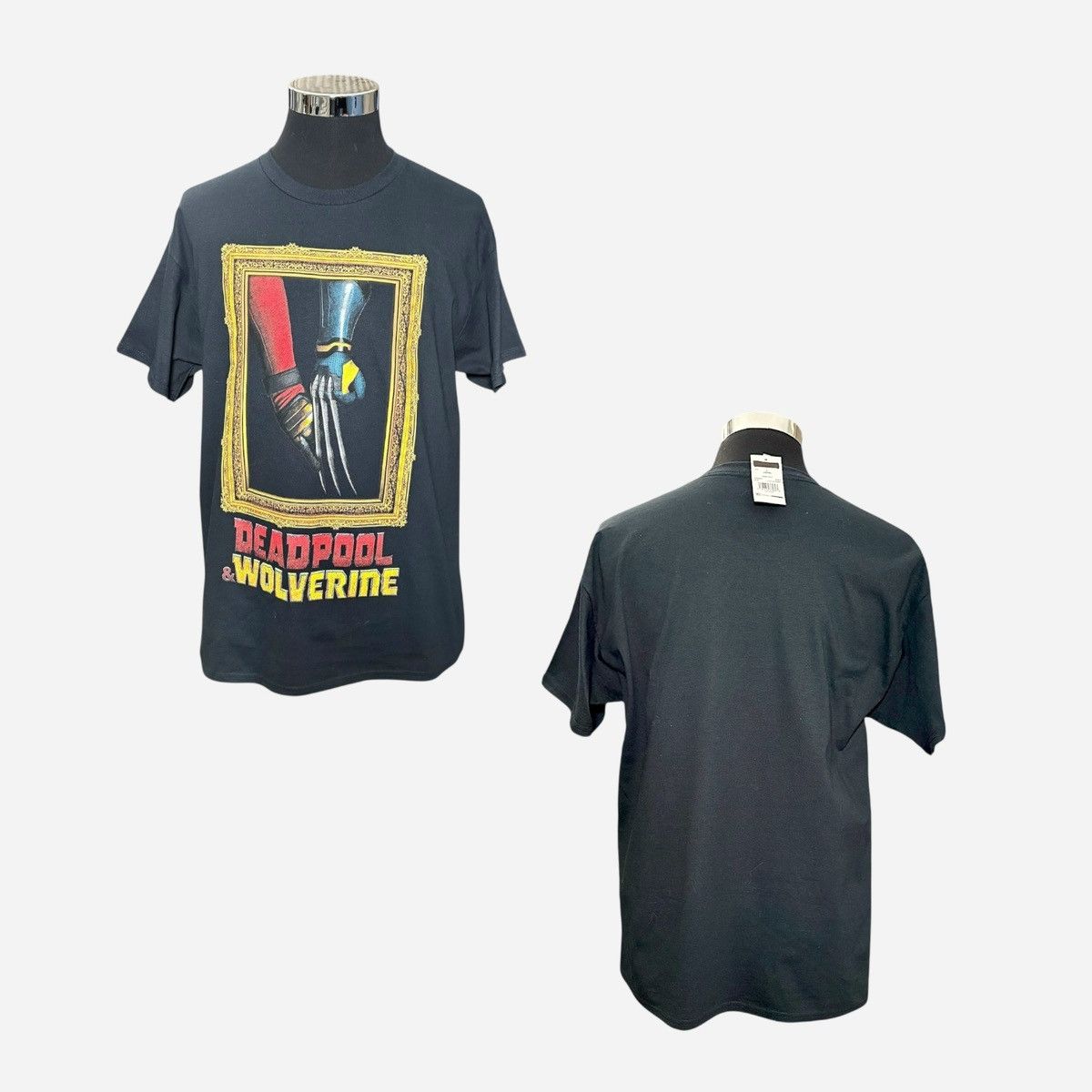 Marvel Comics Marvel Studios Men’s Black Deadpool Graphic T-Shirt Sz L Size US L / EU 52-54 / 3 - 12 Thumbnail