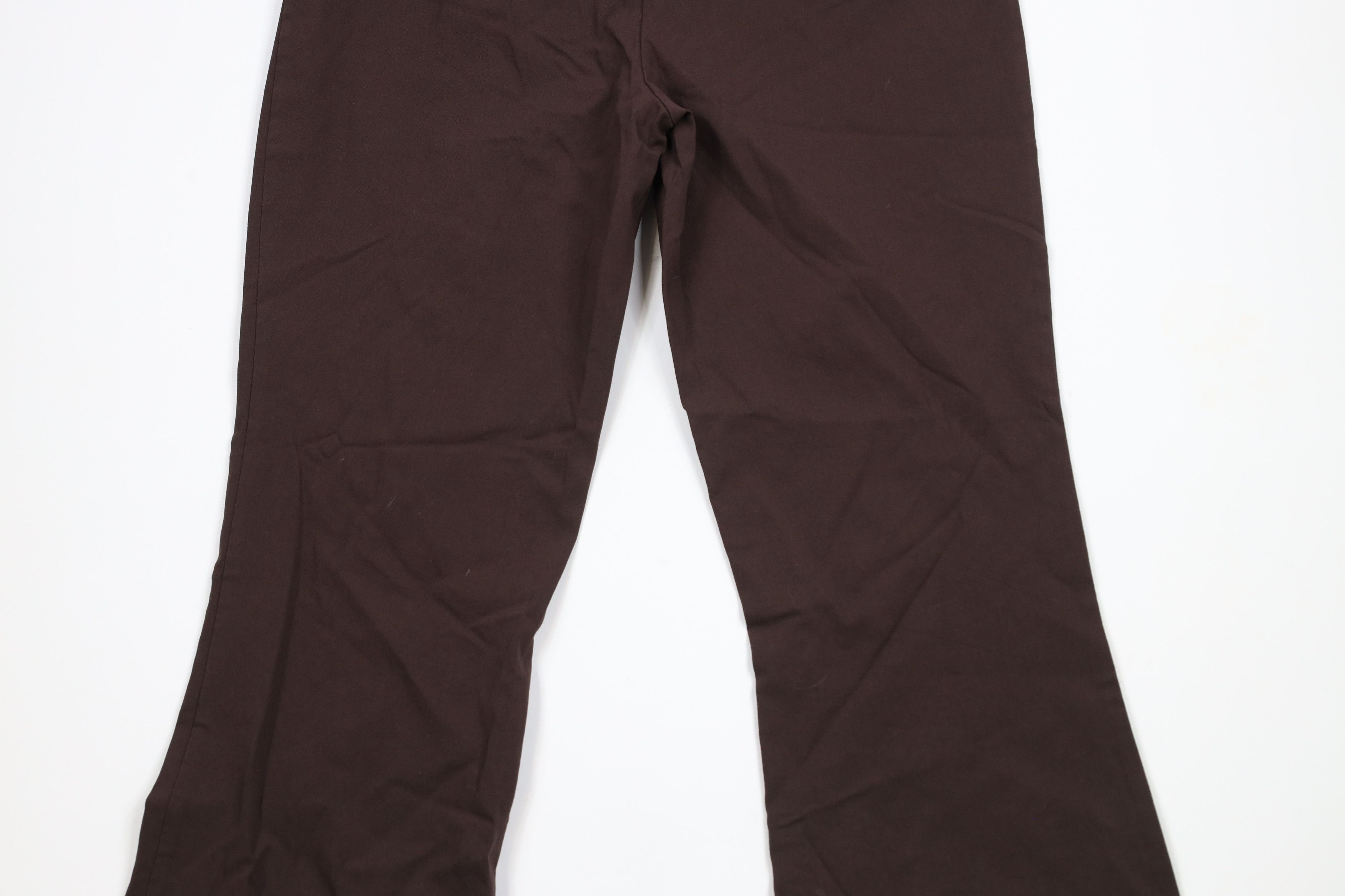 Express × Vintage Vintage 90s Express Flared Wide Leg Chino Pants Brown Size 30" / US 8 / IT 44 - 11 Thumbnail