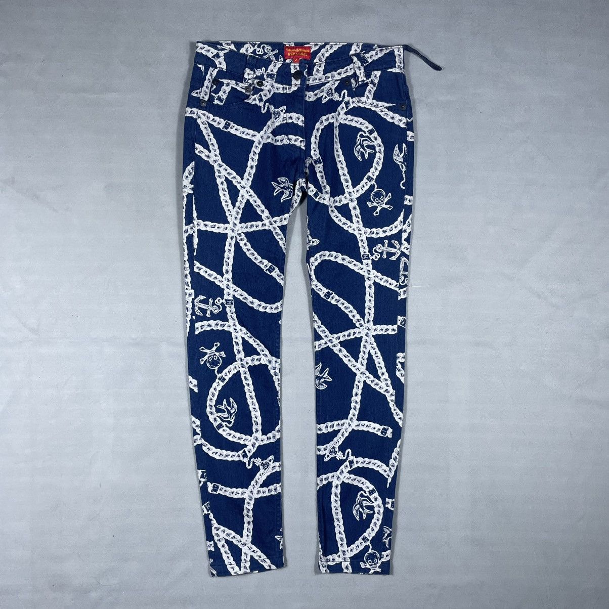 Vivienne Westwood VIVIENNE WESTWOOD RED LABEL ROBE DENIM PANTS Size 30" / US 8 / IT 44 - 1 Thumbnail