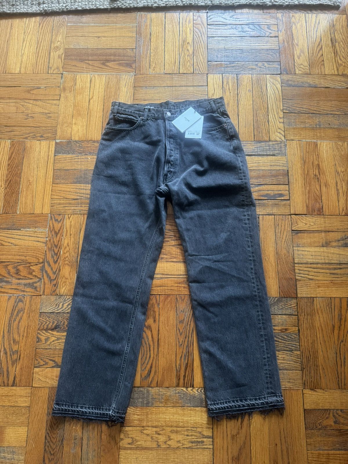 Celine Celine Wesley Jeans Black - Hedi Slimane Size US 33 - 1 Thumbnail