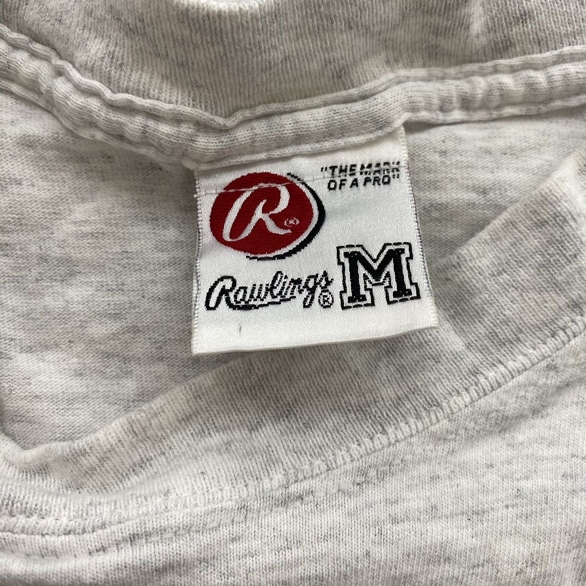 Vintage Vintage 90s RAWLINGS The Mark Of A Pro Big Logo Print Grey Size US M / EU 48-50 / 2 - 5 Thumbnail