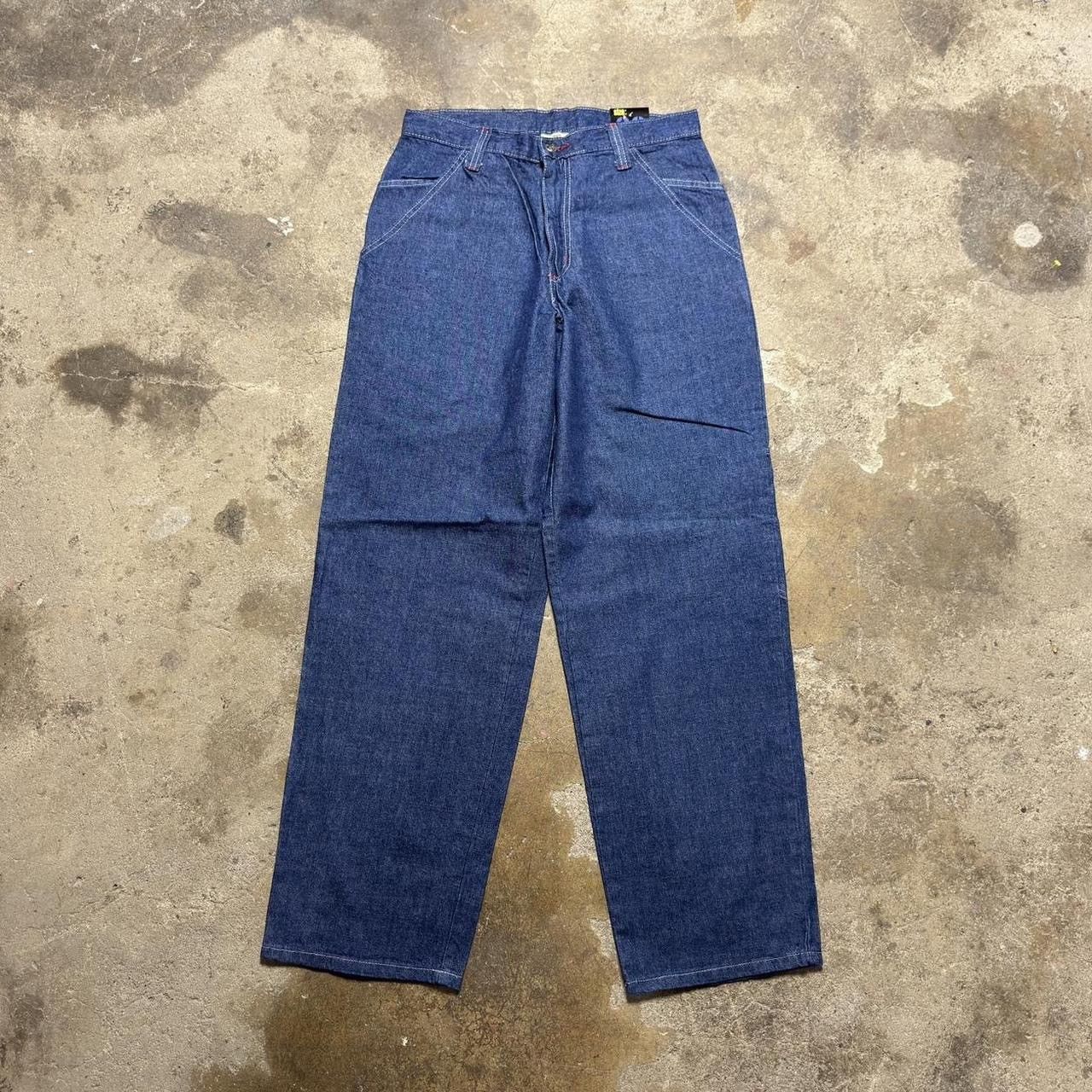 Menace 90s Menace Baggy Blue Denim Jean Size US 30 / EU 46 - 2 Thumbnail