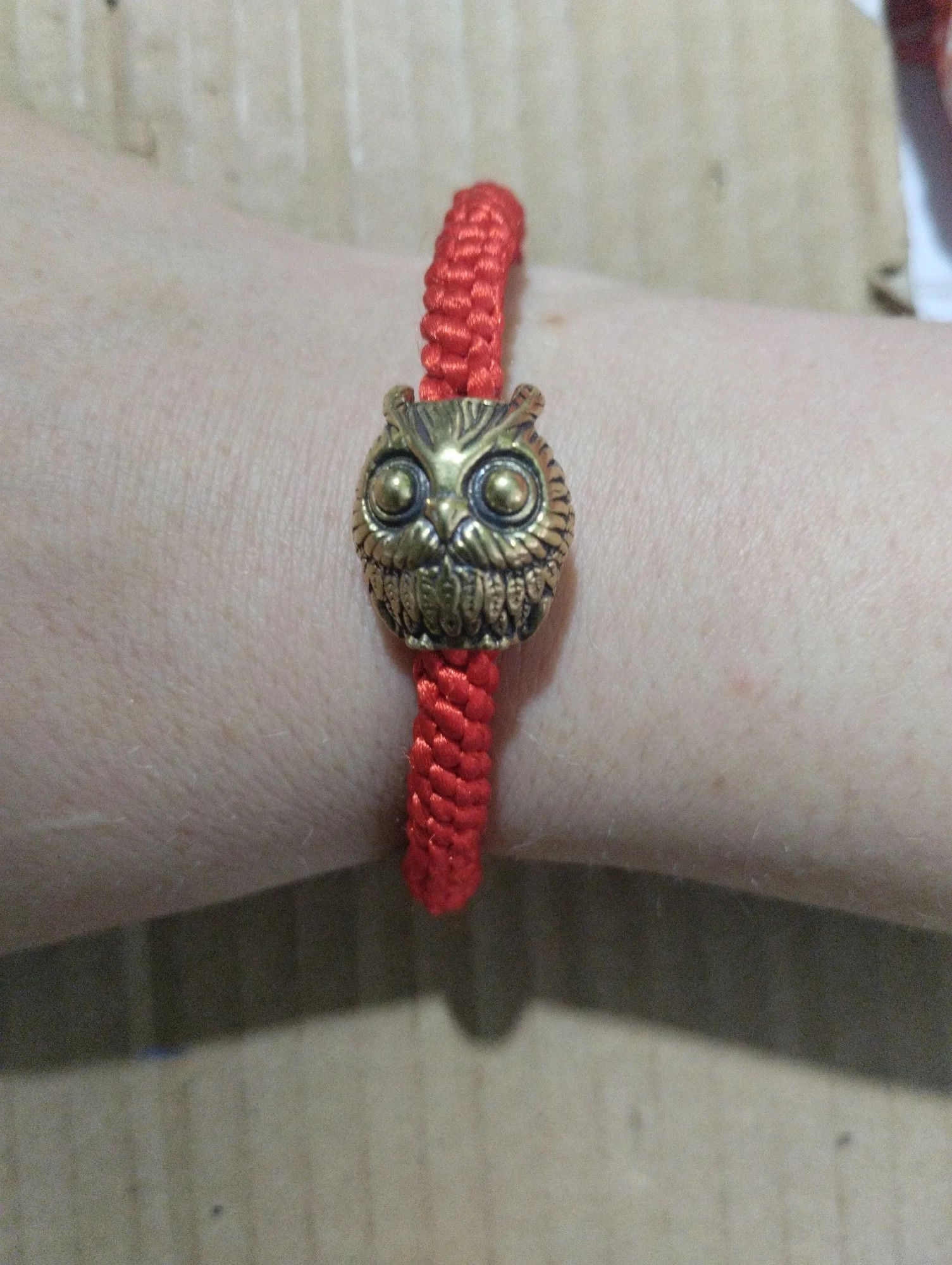 Handmade 3Pcs Cute Owl Knife Beads Paracord Bead Zipper Umbrella Rope Size ONE SIZE - 6 Thumbnail