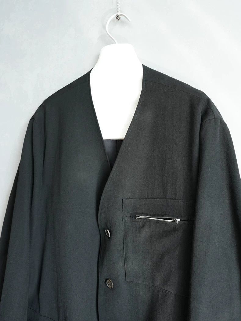Yohji Yamamoto Yohji Yamamoto Yohji Yamamoto Wool Zip Jacket for Men Size US S / EU 44-46 / 1 - 2 Thumbnail