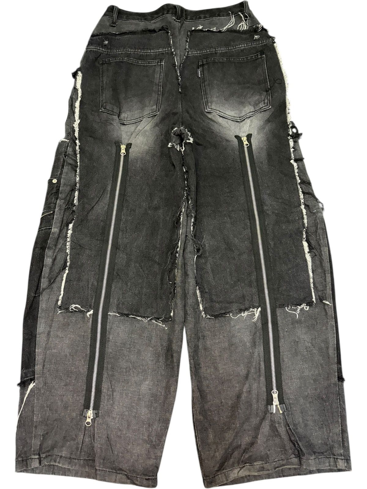 Kapital Vintage Japanese Brand Custom Patchwork Baggy Jeans Size US 29 - 2 Thumbnail