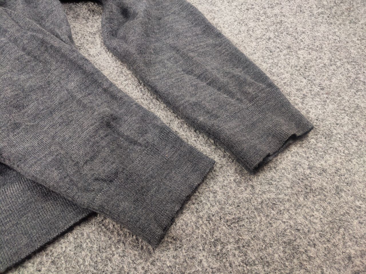 Reiss Reiss merino wool light gray Roll Neck knit Jumper Sweater Size US L / EU 52-54 / 3 - 11 Thumbnail