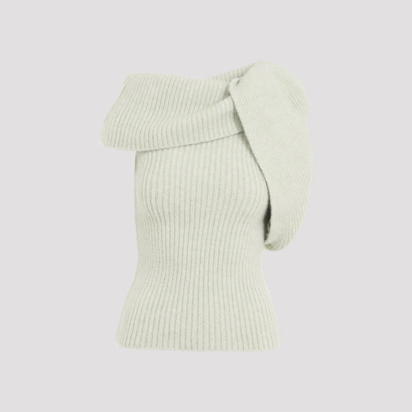 Rick Owens o1y0126 Turtleneck Sweater in Light Green Size S / US 4 / IT 40 - 1 Thumbnail