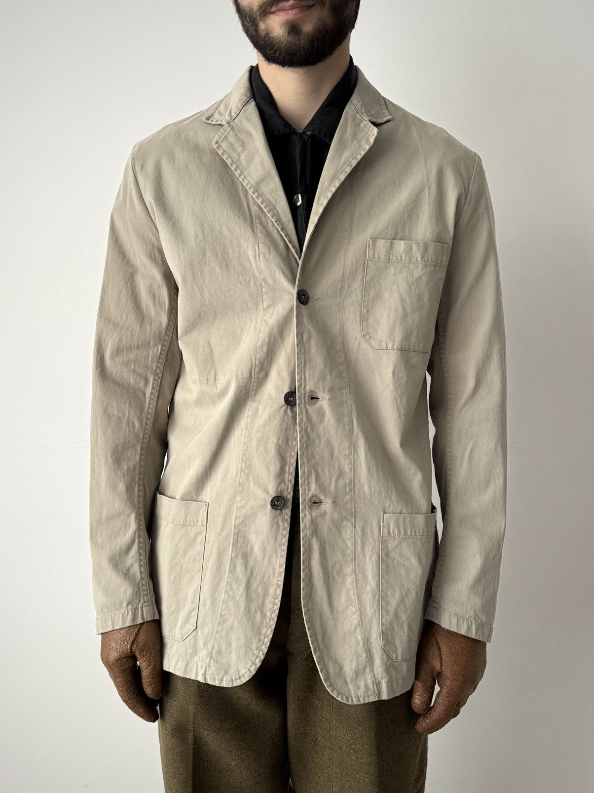Vintage Vintage Workwear French 'Le Glazik' Work Jacket Size US M / EU 48-50 / 2 - 2 Thumbnail