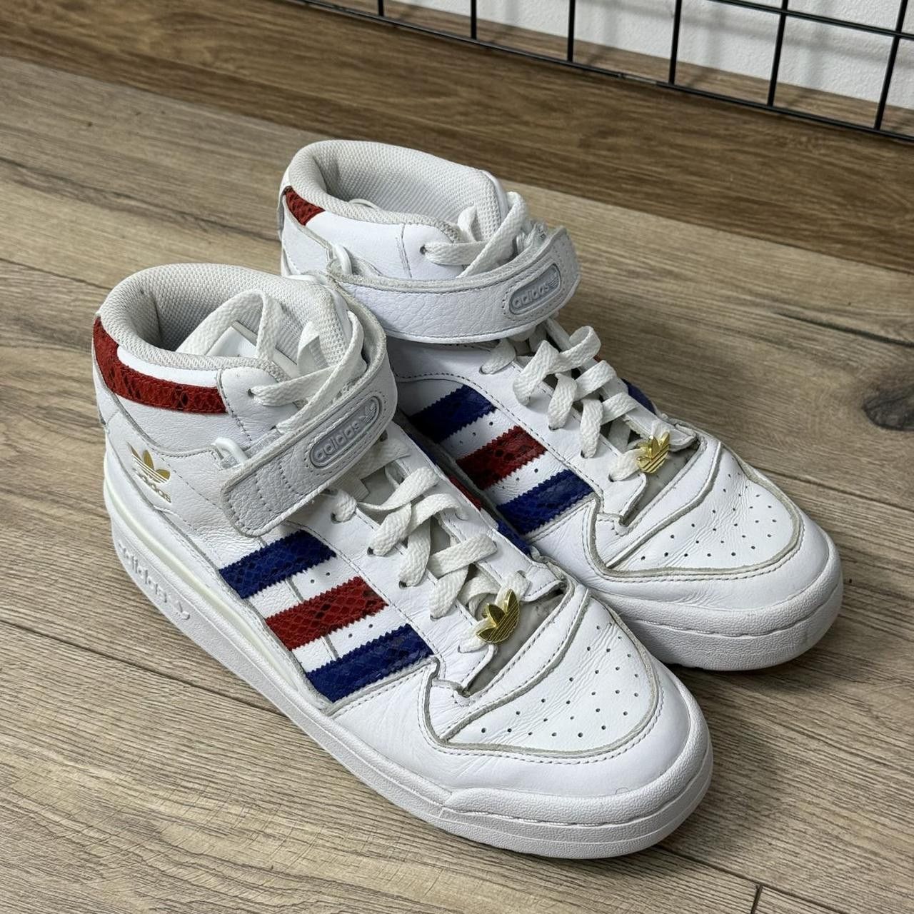 Adidas Adidas Campus High Top Sneakers White Size US 7.5 / EU 40-41 - 3 Thumbnail