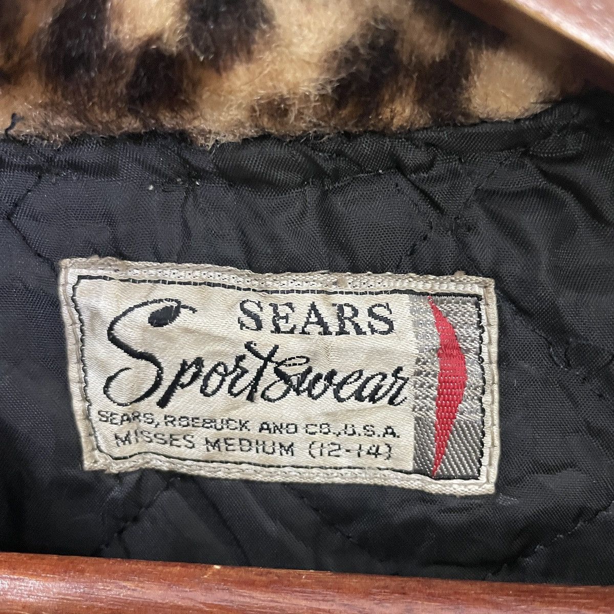 Sears Rare‼️Vintage Sears Sporswear Leapord Motive Jacket Size L / US 10 / IT 46 - 6 Thumbnail