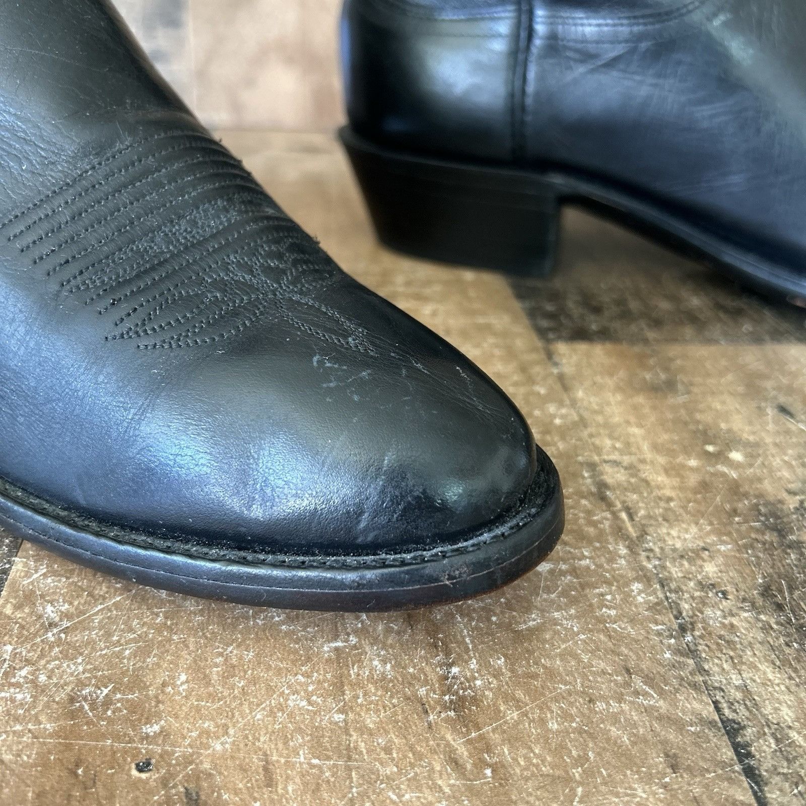 Lucchese Lucchese 1883 Black N7496R4 Western Cowboy Boots Mens 11 D Size US 11 / EU 44 - 10 Thumbnail