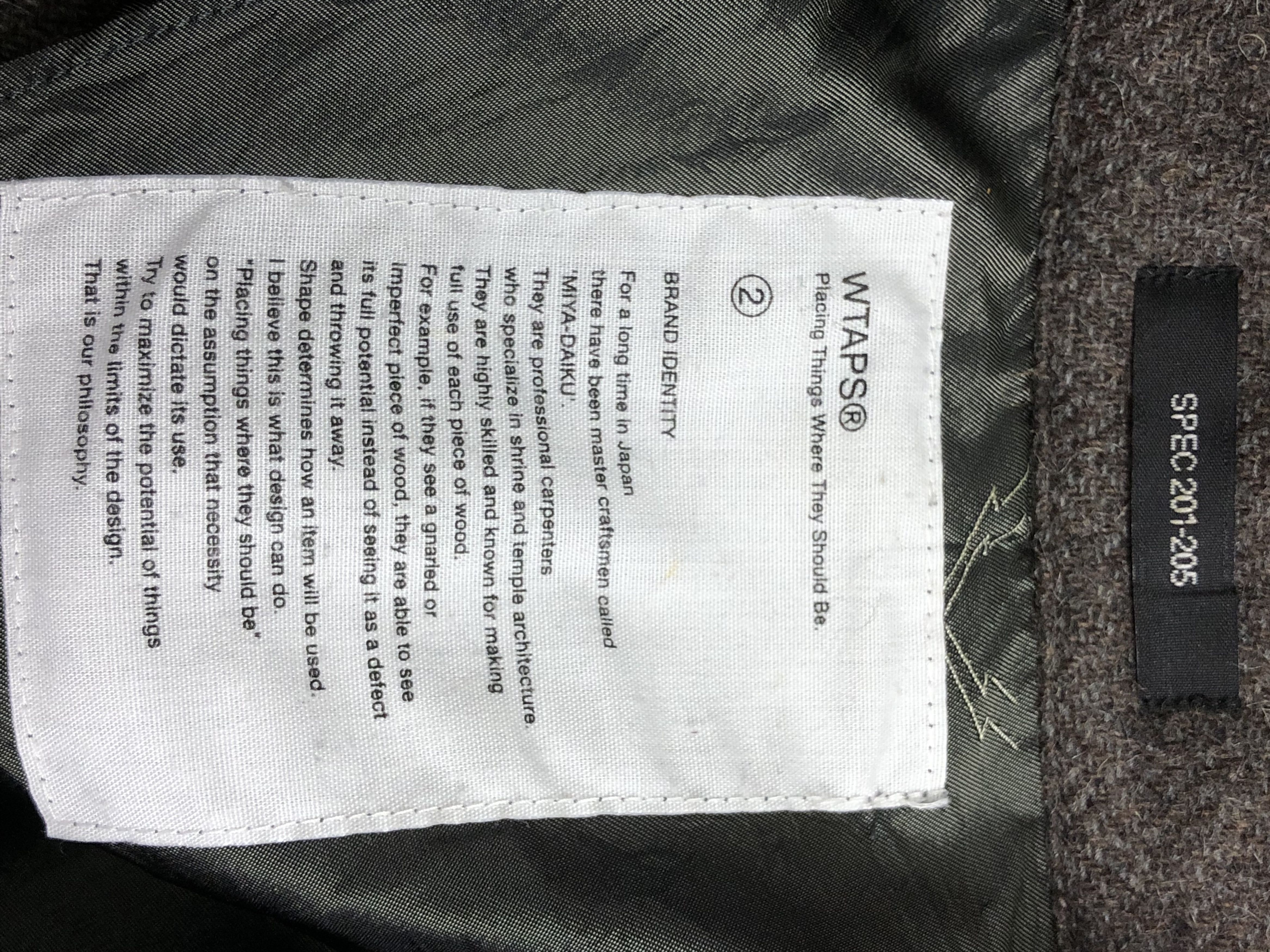 Wtaps BUDS L/S WOOL 4-POCKETS SHIRT Size US M / EU 48-50 / 2 - 19 Thumbnail