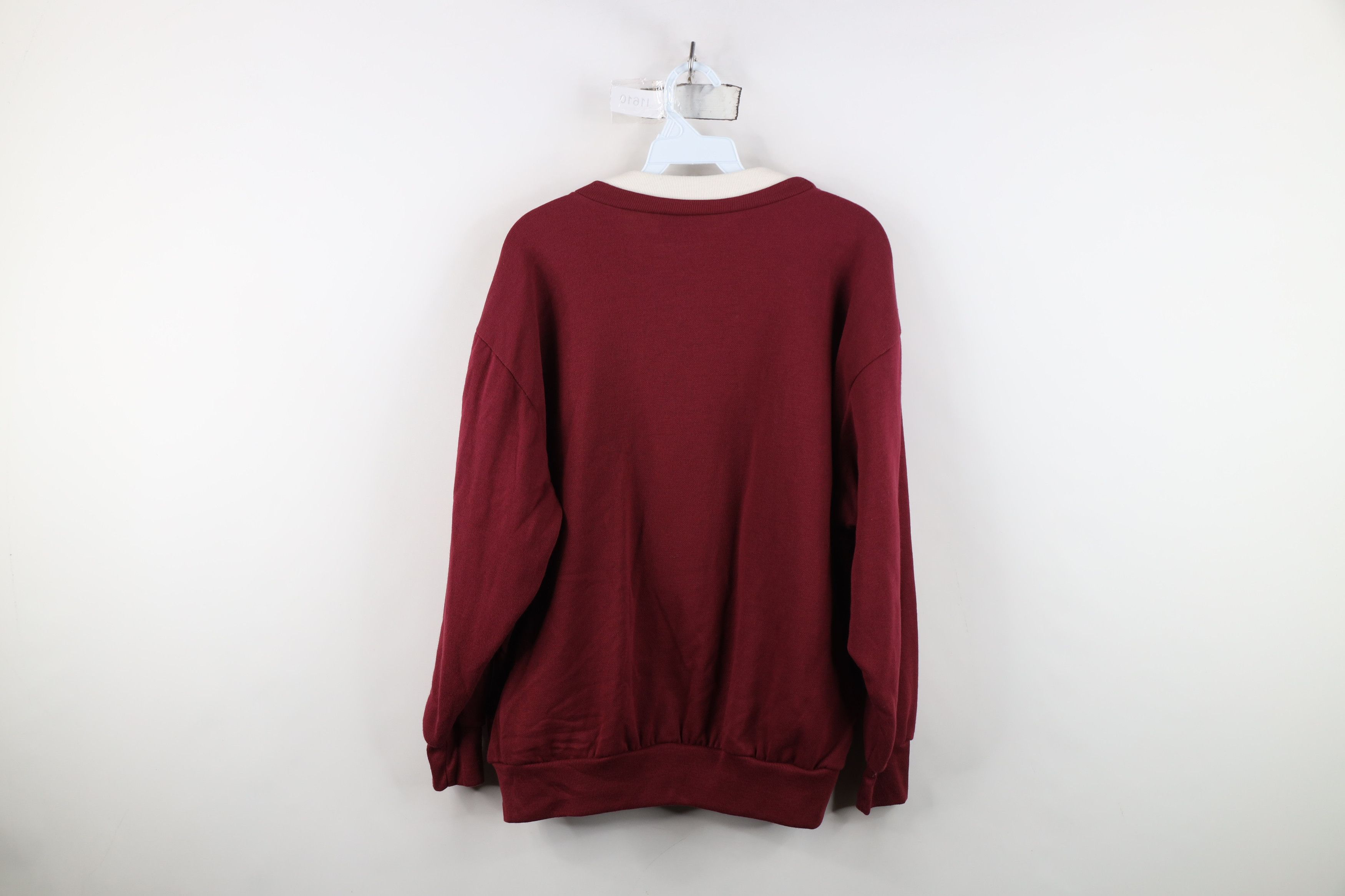 Vintage Vintage 90s Streetwear Floral Flower Layered Sweatshirt USA Size XL / US 12-14 / IT 48-50 - 10 Thumbnail