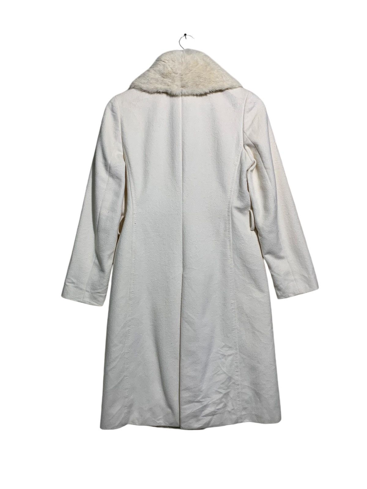 Yohji Yamamoto 🔥INED ANGORA RABBIT FUR TRENCH COATS Size M / US 6-8 / IT 42-44 - 7 Thumbnail
