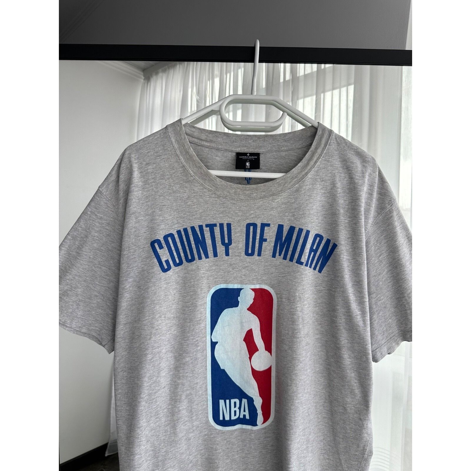 Marcelo Burlon VTG Marcelo Burlon County of Milan x NBA Big Logo T-shirt Size US XL / EU 56 / 4 - 3 Thumbnail