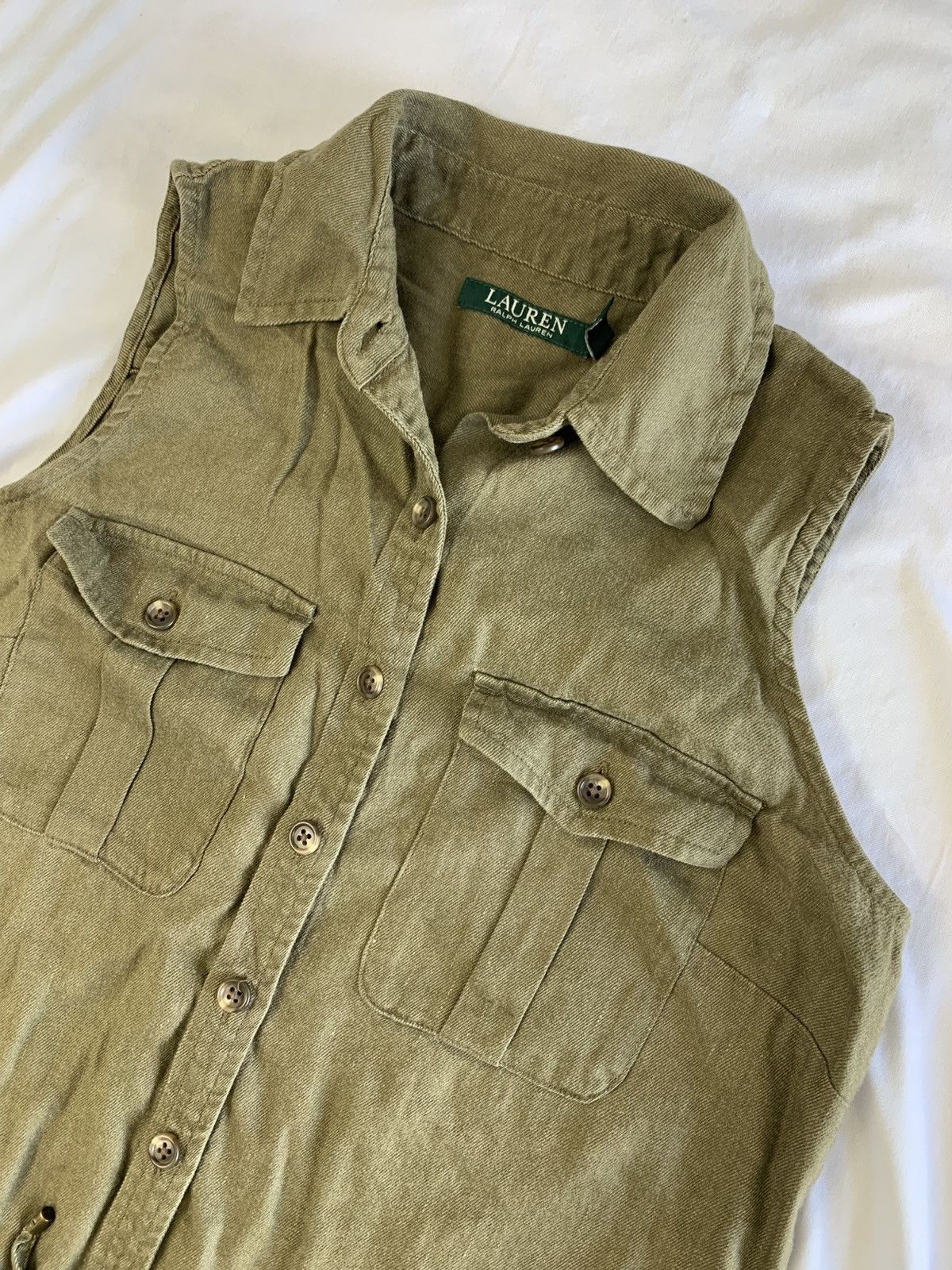 Ralph Lauren Dark green jumpsuit romper from ralph laurent Size 26" / US 2 / IT 38 - 7 Thumbnail
