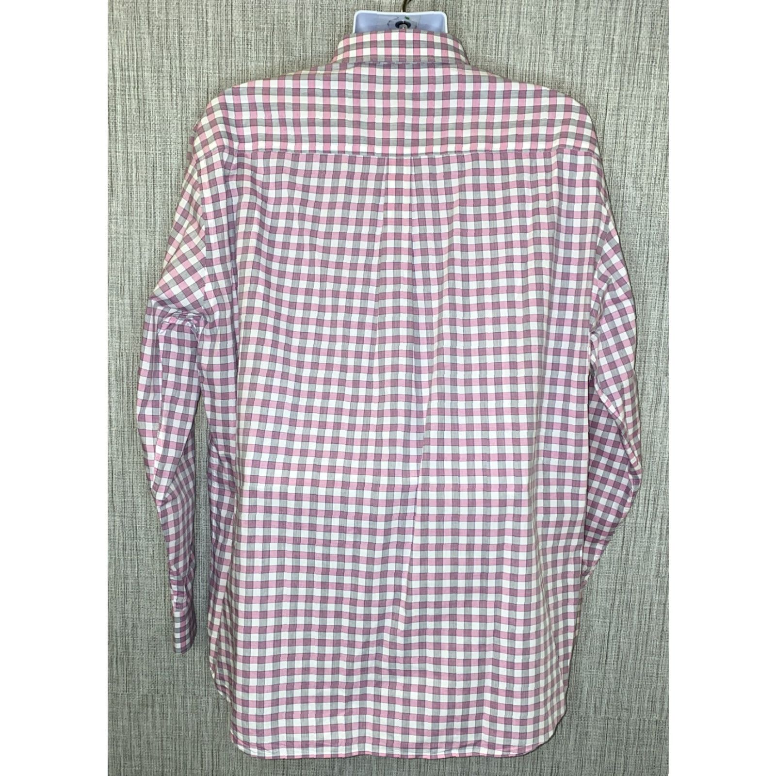 Peter Millar Peter Millar Mens Multi Color Checkered Long Sleeve Button Front Shirt XL Size US XL / EU 56 / 4 - 5 Thumbnail