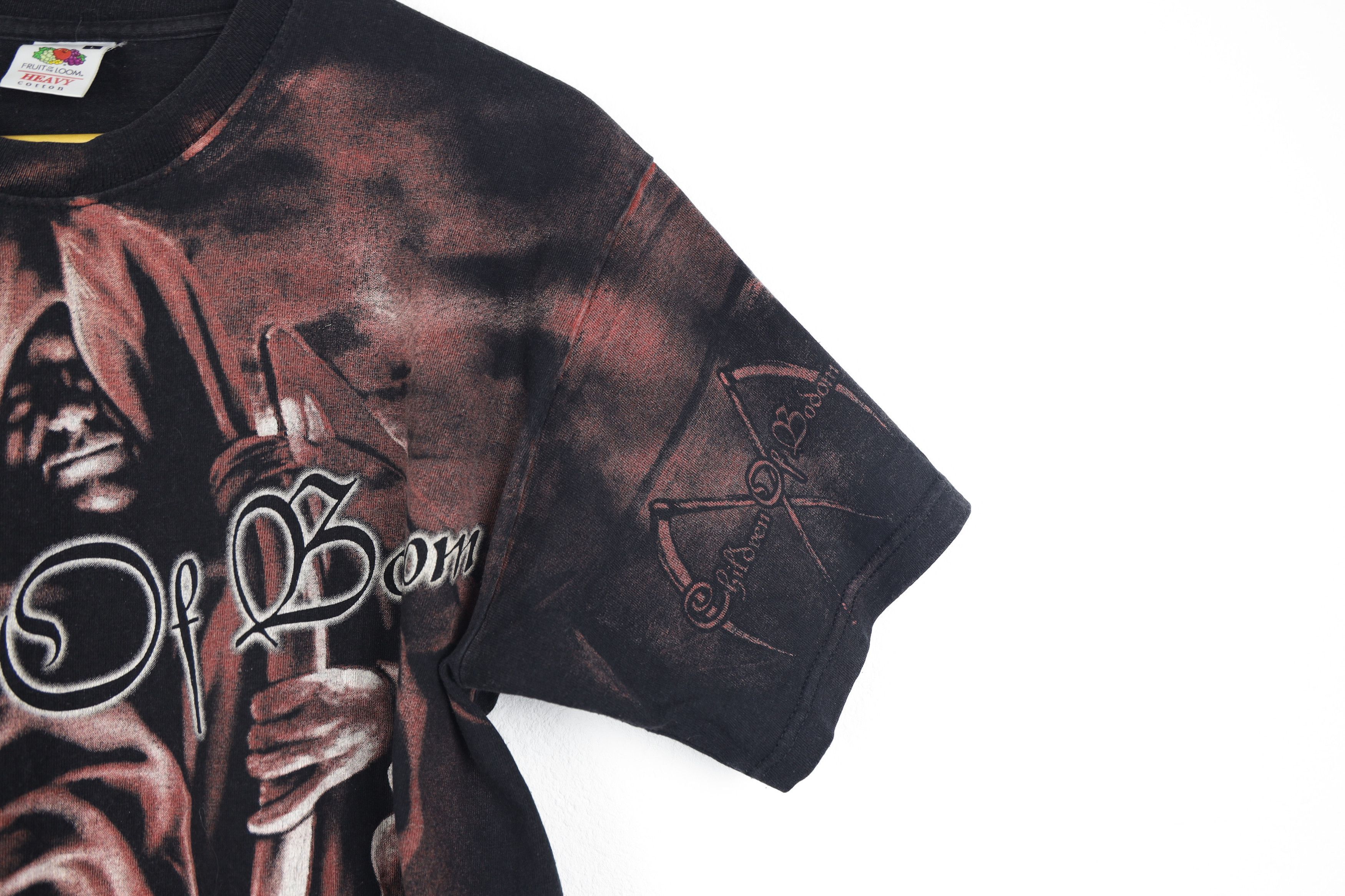 Band Tees Vintage Children of Bodom All Over Print Graphic Tee T-shirt Size US L / EU 52-54 / 3 - 7 Thumbnail