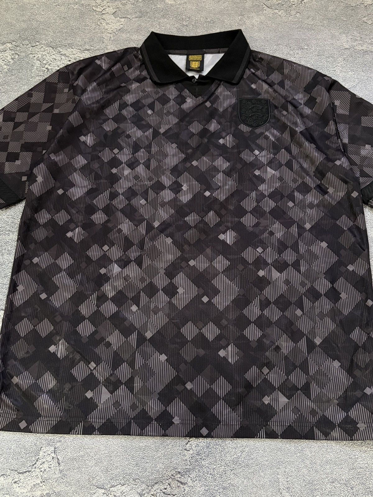 Vintage England Italy 90 Retro Goalkeeper Shirt Score Draw Black XXL Size US XXL / EU 58 / 5 - 3 Thumbnail