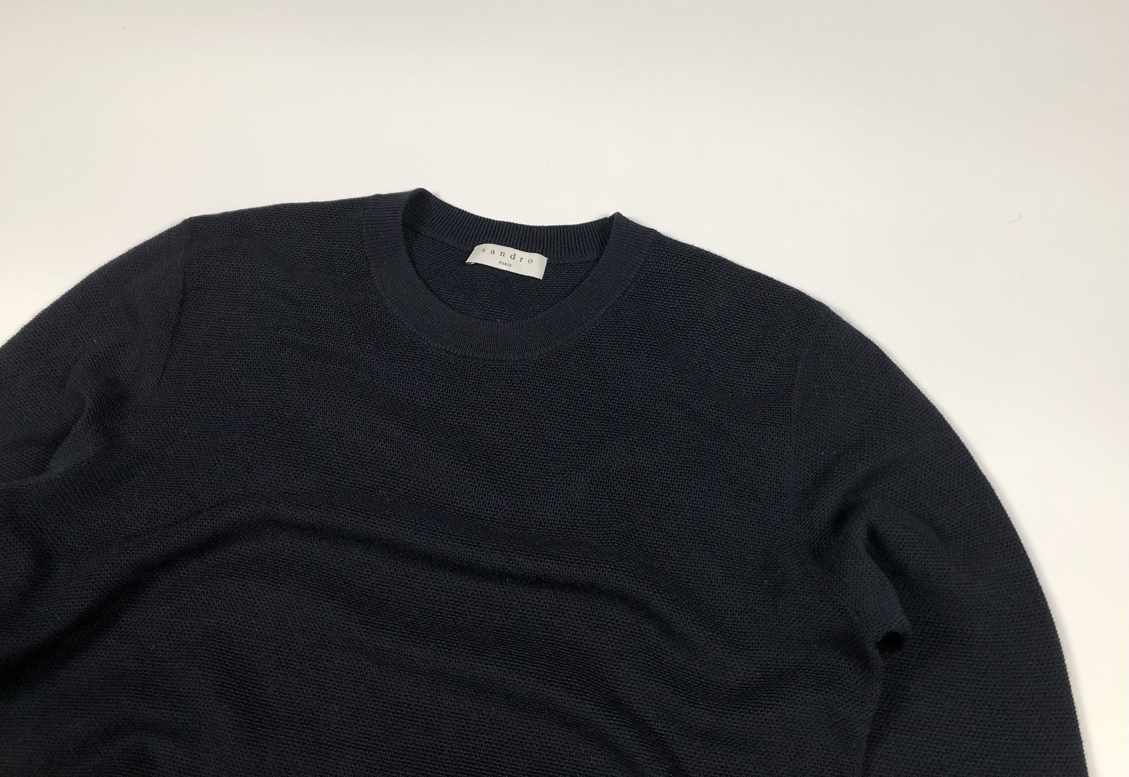 Sandro Sandro Paris Wool Blend Crewneck Jumper Size US S / EU 44-46 / 1 - 2 Thumbnail