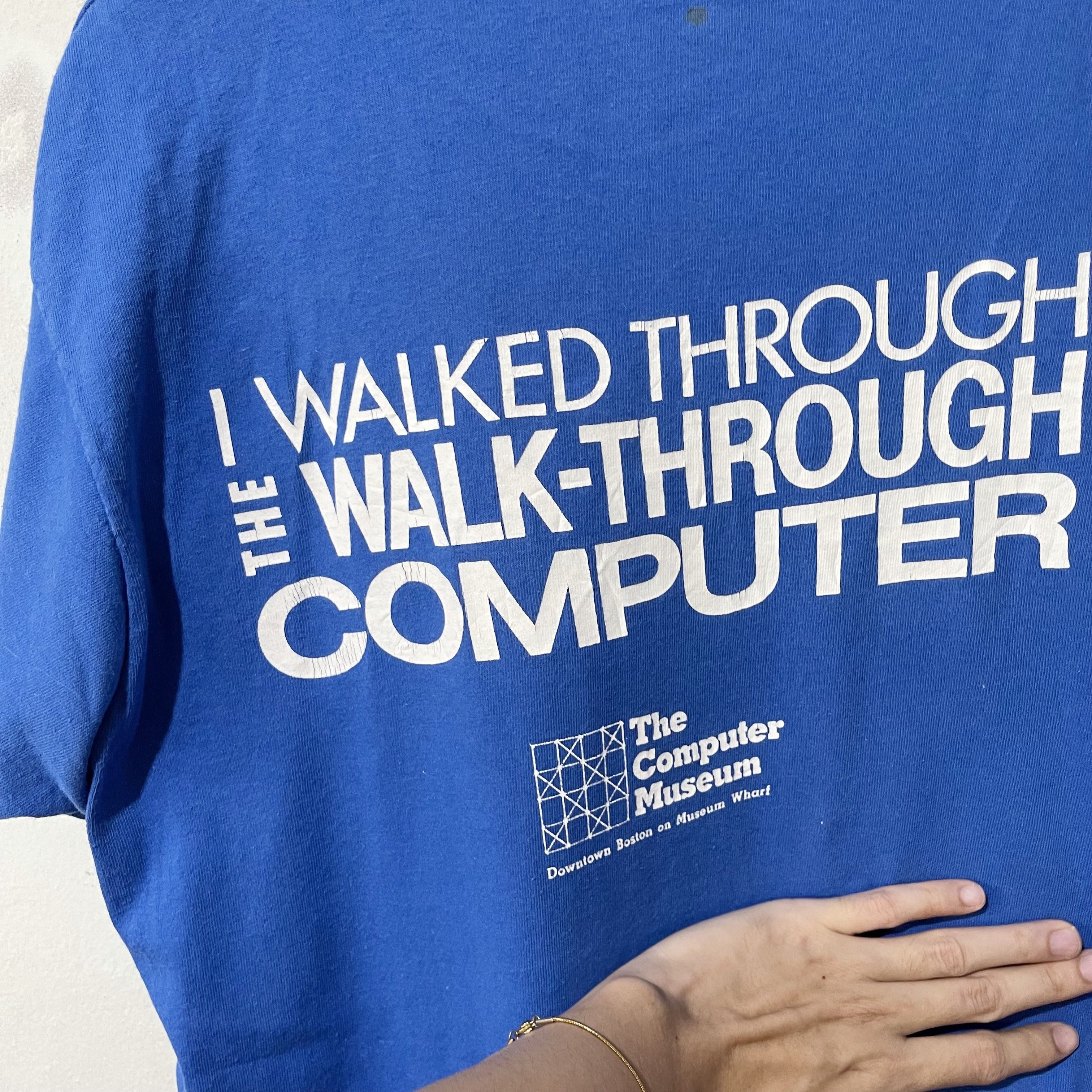 Arts & Science Vintage 90s Boston Computer Museum T-Shirt Size US L / EU 52-54 / 3 - 2 Thumbnail