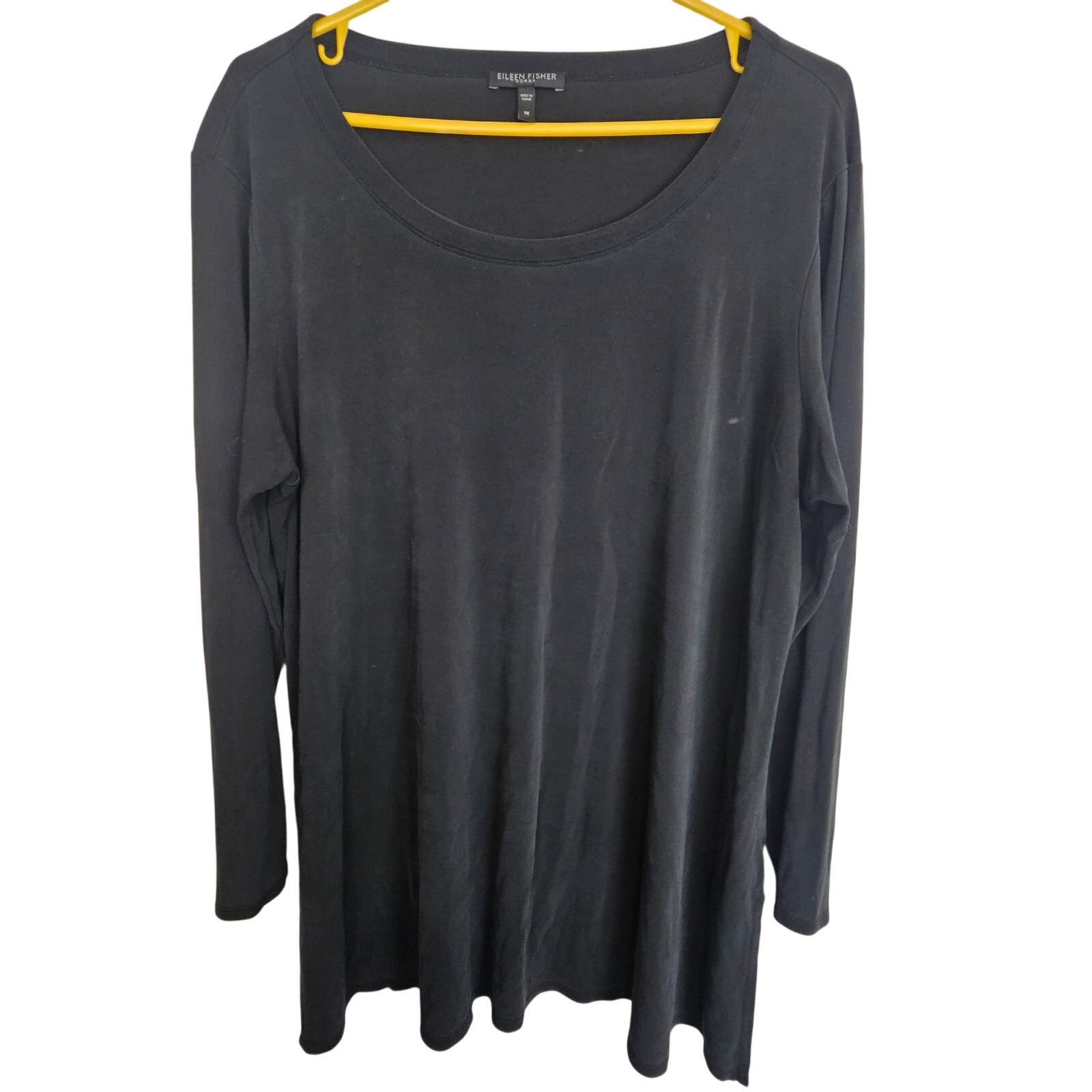 Eileen Fisher Eileen Fisher Womens 100% Silk Blouse Size 1X Quiet Luxury Size XXL / US 16-18 / IT 52-54 - 1 Thumbnail