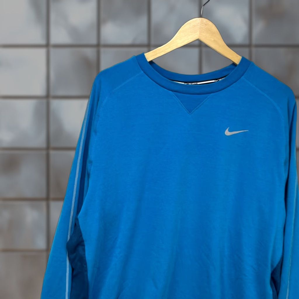 Nike Nike Dri FIT Running Long Sleeve Shirt Swoosh 2XL Size US XXL / EU 58 / 5 - 1 Thumbnail