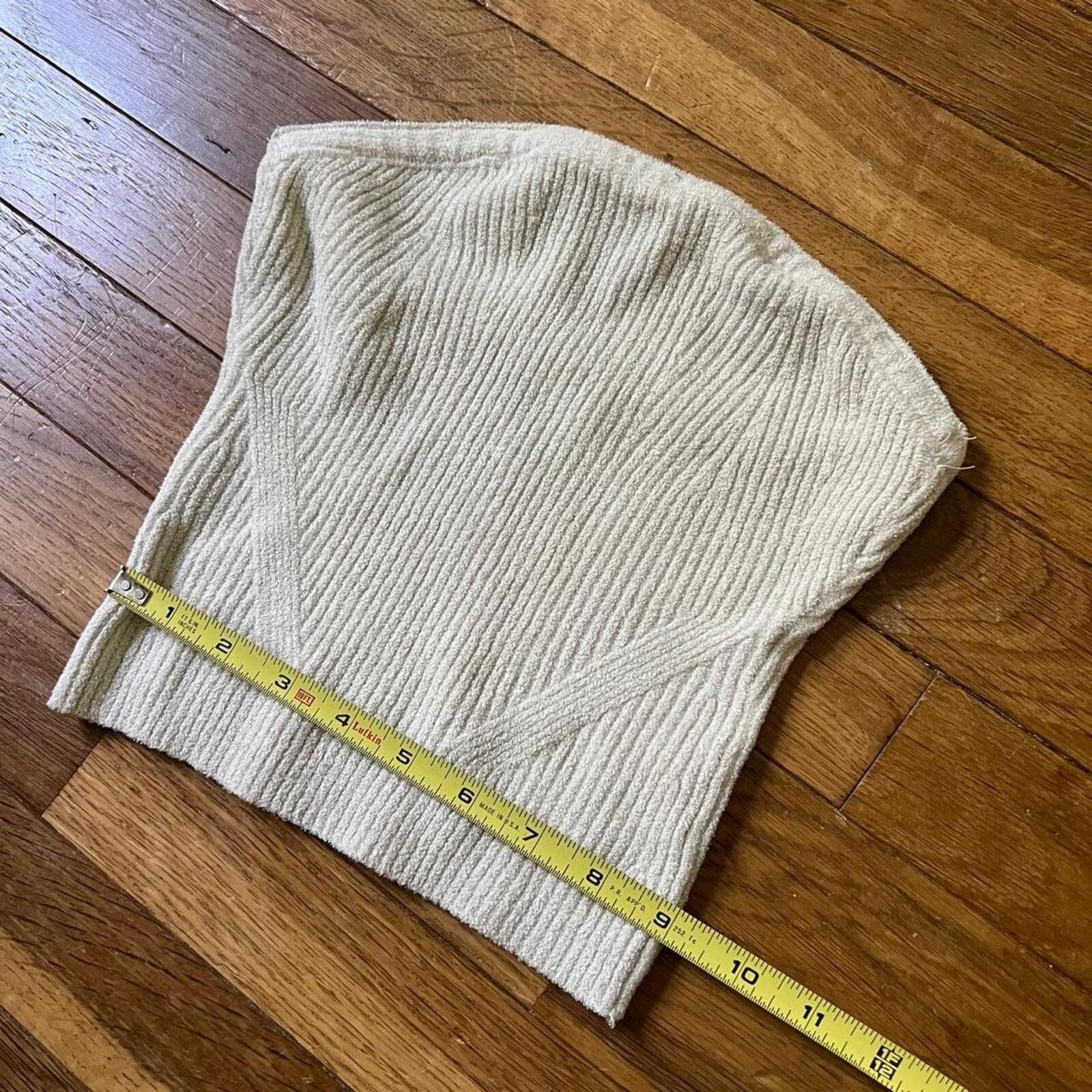 Other Sparkly soft cream tube top Size XS / US 0-2 / IT 36-38 - 4 Thumbnail