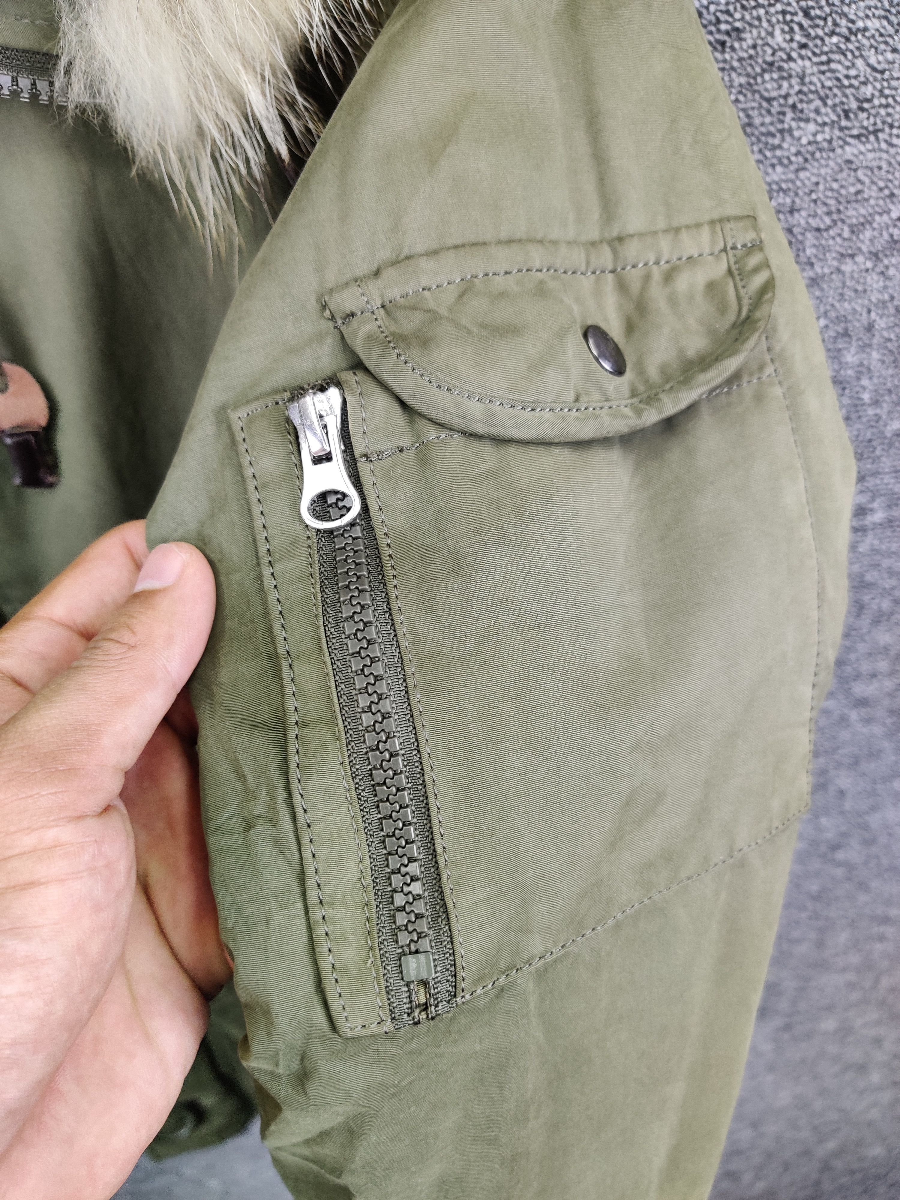 Beams Plus Vintage Beams Heart N-2B Military Bomber Fur Jacket Size US M / EU 48-50 / 2 - 8 Thumbnail