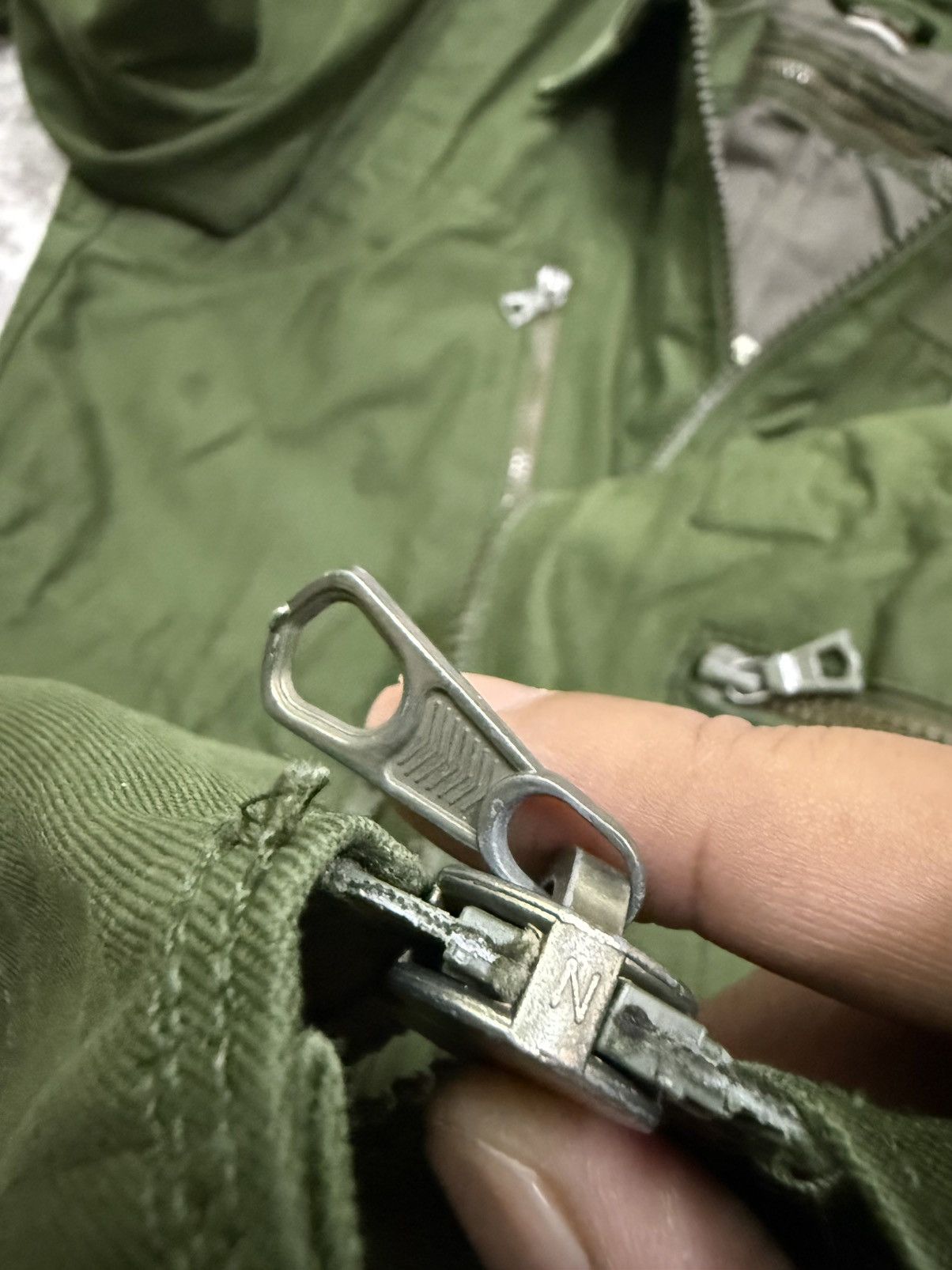 Vintage 1970s Swedish Army m59 tank drivers jacket. Size US S / EU 44-46 / 1 - 13 Thumbnail