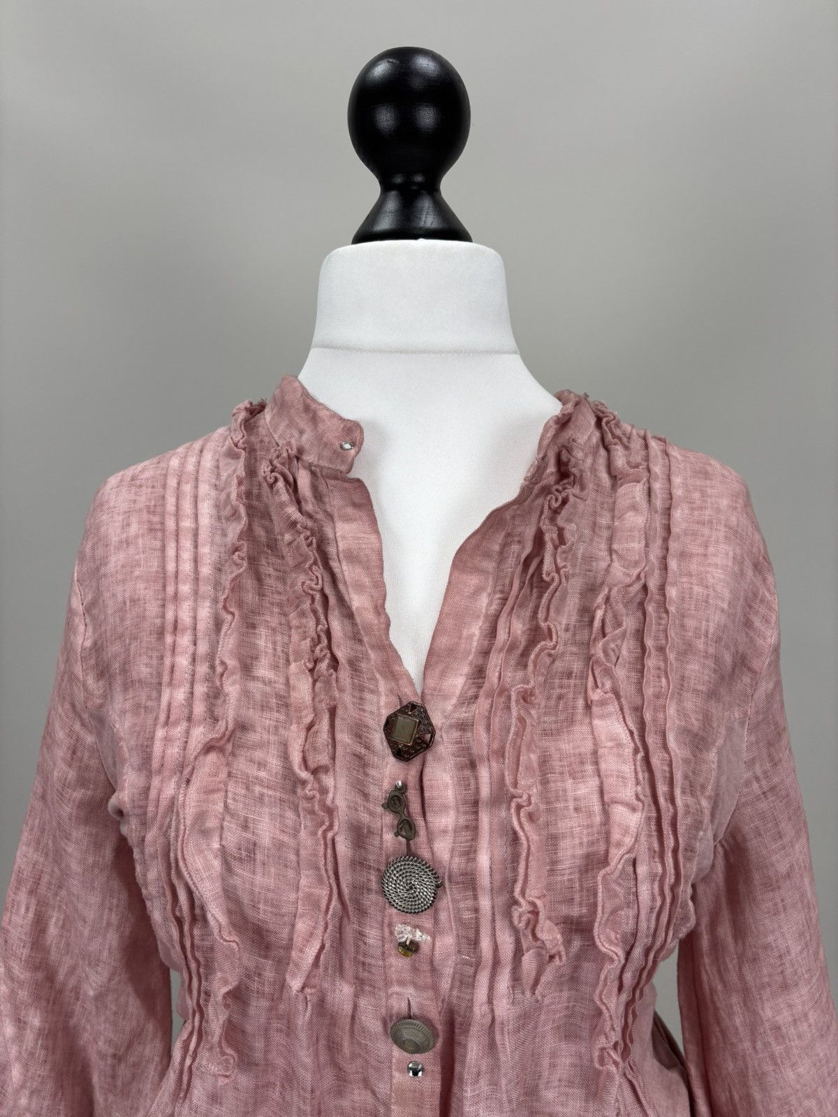 Elisa Cavaletti Womens blouse Elisa Cavaletti Size M Color Pink Size M / US 6-8 / IT 42-44 - 3 Thumbnail