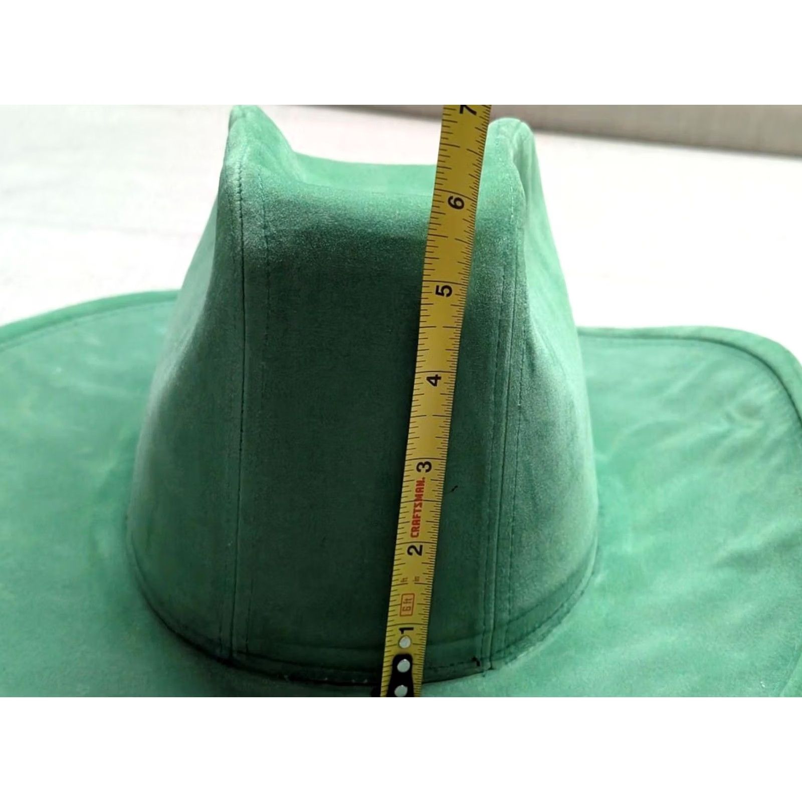 Velvet VINTAGE ADJ cowboy hat Shirt Adult Men 7 1/4 velvet grey green western hat Mens Size ONE SIZE - 8 Thumbnail