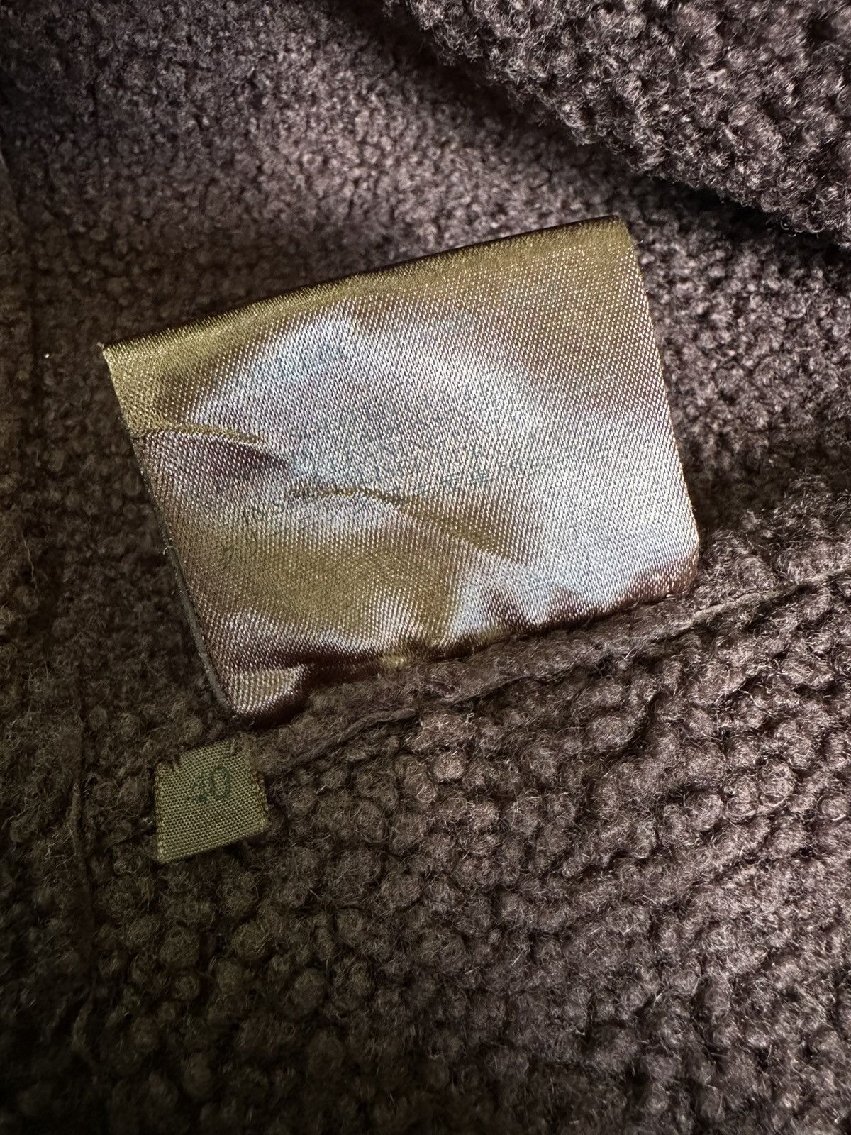 Loewe ❤️VINTAGE❤️ LOEWE LEATHER SHEARSLING LONG JACKETS Size S / US 4 / IT 40 - 11 Thumbnail