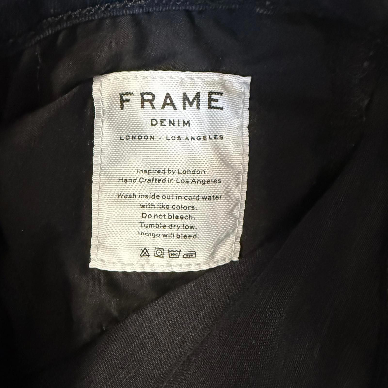 Frame FRAME Denim Le High Skinny Jean - Dark Indigo Wash - 25 Size 25" / US 0 / IT 36 - 8 Thumbnail