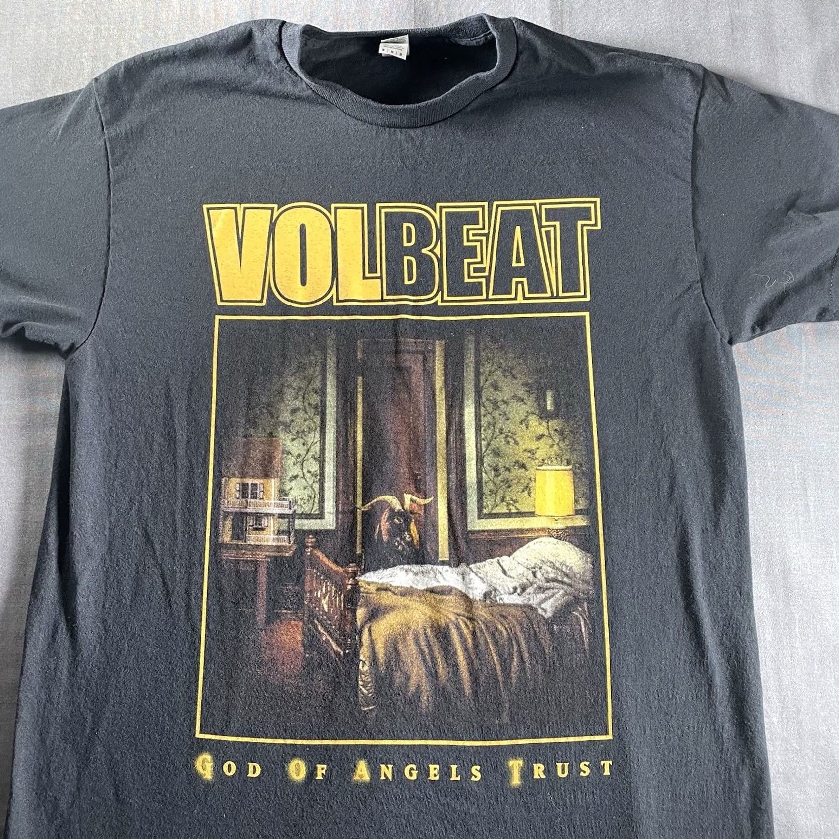 Vintage Volbeat Shirt Men’s Medium 2025 God Of Angels Trust Concert Tour Goat Official Black Mens T-Shirt Angel Fabric M & M 2025 Regular Size US M / EU 48-50 / 2 - 2 Thumbnail