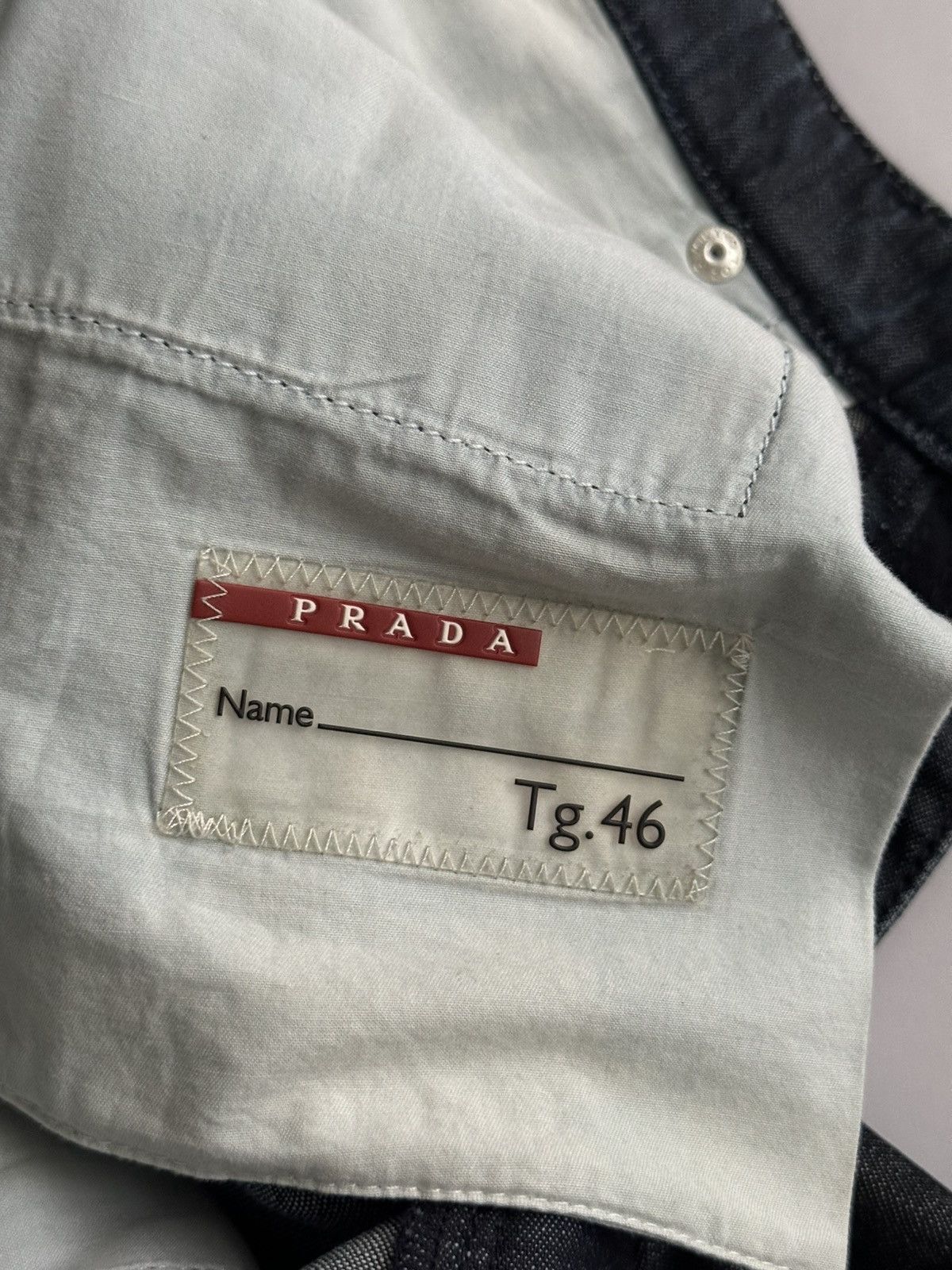 Prada Prada Early 2000’s Paneled Biker Denim Jeans Size US 30 / EU 46 - 12 Thumbnail