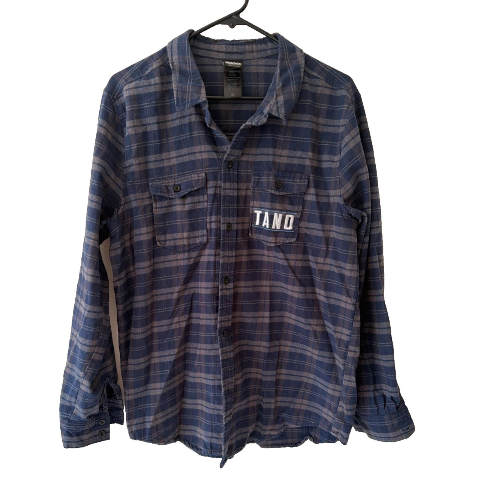 Star Wars Star Wars Ahsoka Tano Flannel Plaid Button Up Shirt Blue L Size XL / US 12-14 / IT 48-50 - 1 Thumbnail
