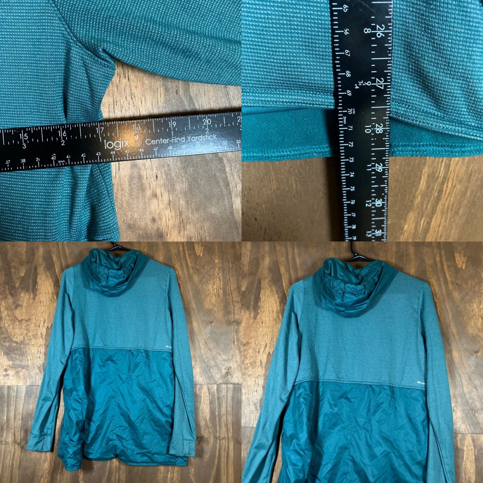 Adidas Adidas Womens Sweatshirt Green Climawarm Tech 1/2 Zip Pullover Hoodie Large Size L / US 10 / IT 46 - 8 Thumbnail