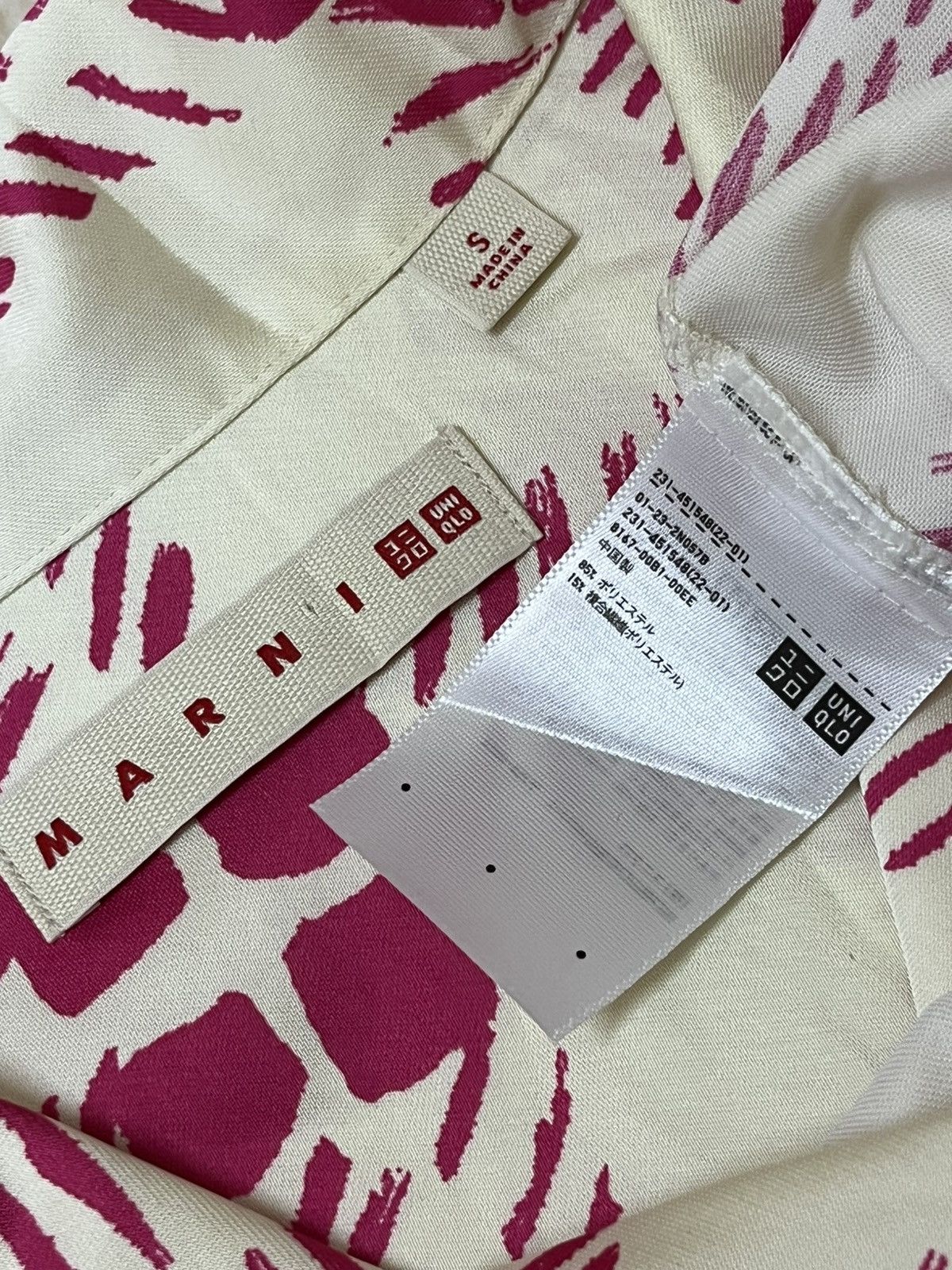 Marni × Uniqlo MARNI X UNIQLO CROPPED BUTTON UPS WOMEN SHIRT Size S / US 4 / IT 40 - 10 Thumbnail