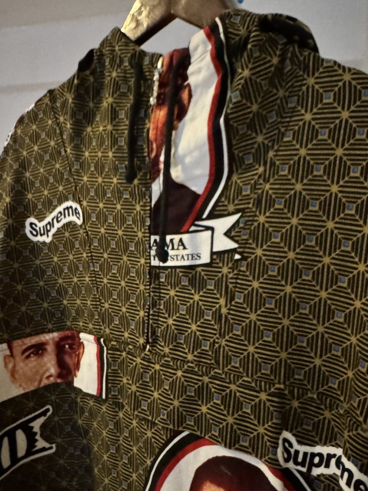 Supreme Supreme Obama Anorak Green Size US L / EU 52-54 / 3 - 3 Thumbnail