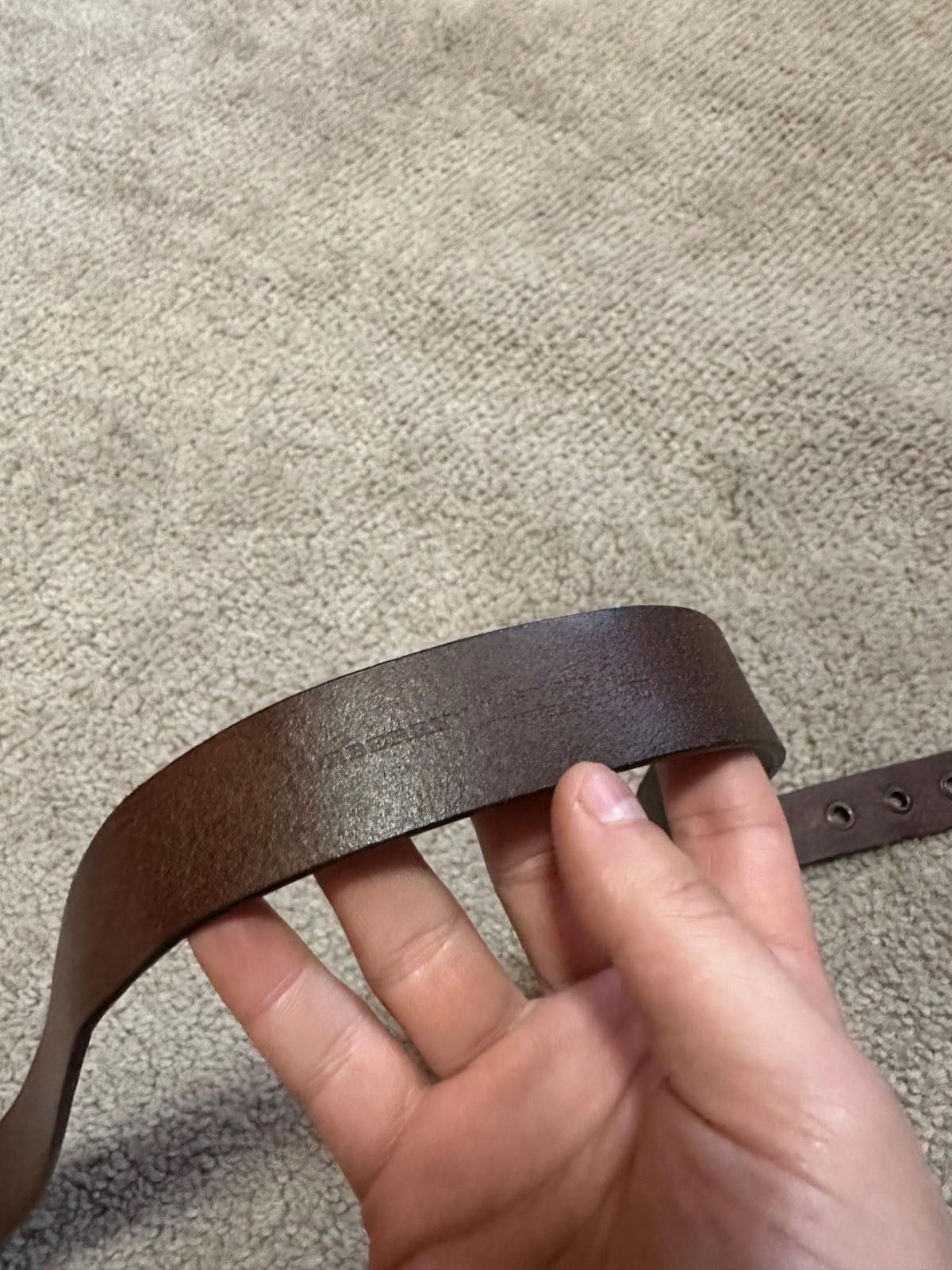Burberry Burberry Brown Leather Belt 36/90 Size ONE SIZE - 9 Thumbnail