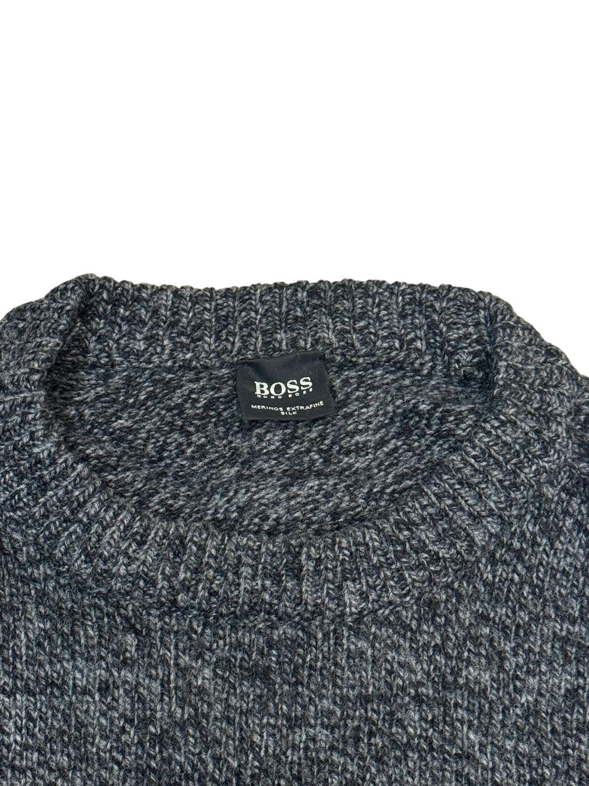 Hugo Boss Hugo Boss Merino Wool Silk Jumper Sweater Pullover 50 Large Size US L / EU 52-54 / 3 - 2 Thumbnail
