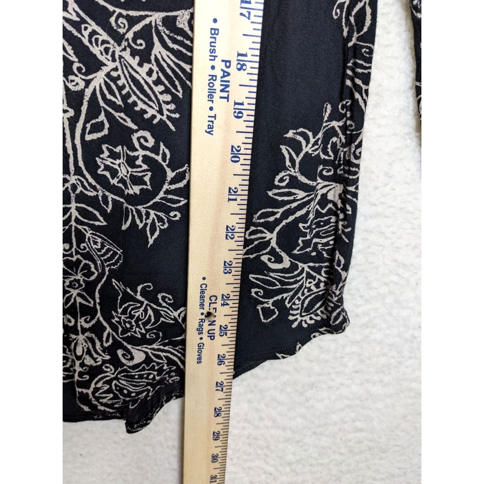Lucky Brand Lucky Brand Women's pull-over 3/4 Sleeve floral V-Neck Top M Multicolor Printed Shirt Casual All Seasons Seasonal Colorful 90s Variant Size M / US 6-8 / IT 42-44 - 5 Thumbnail
