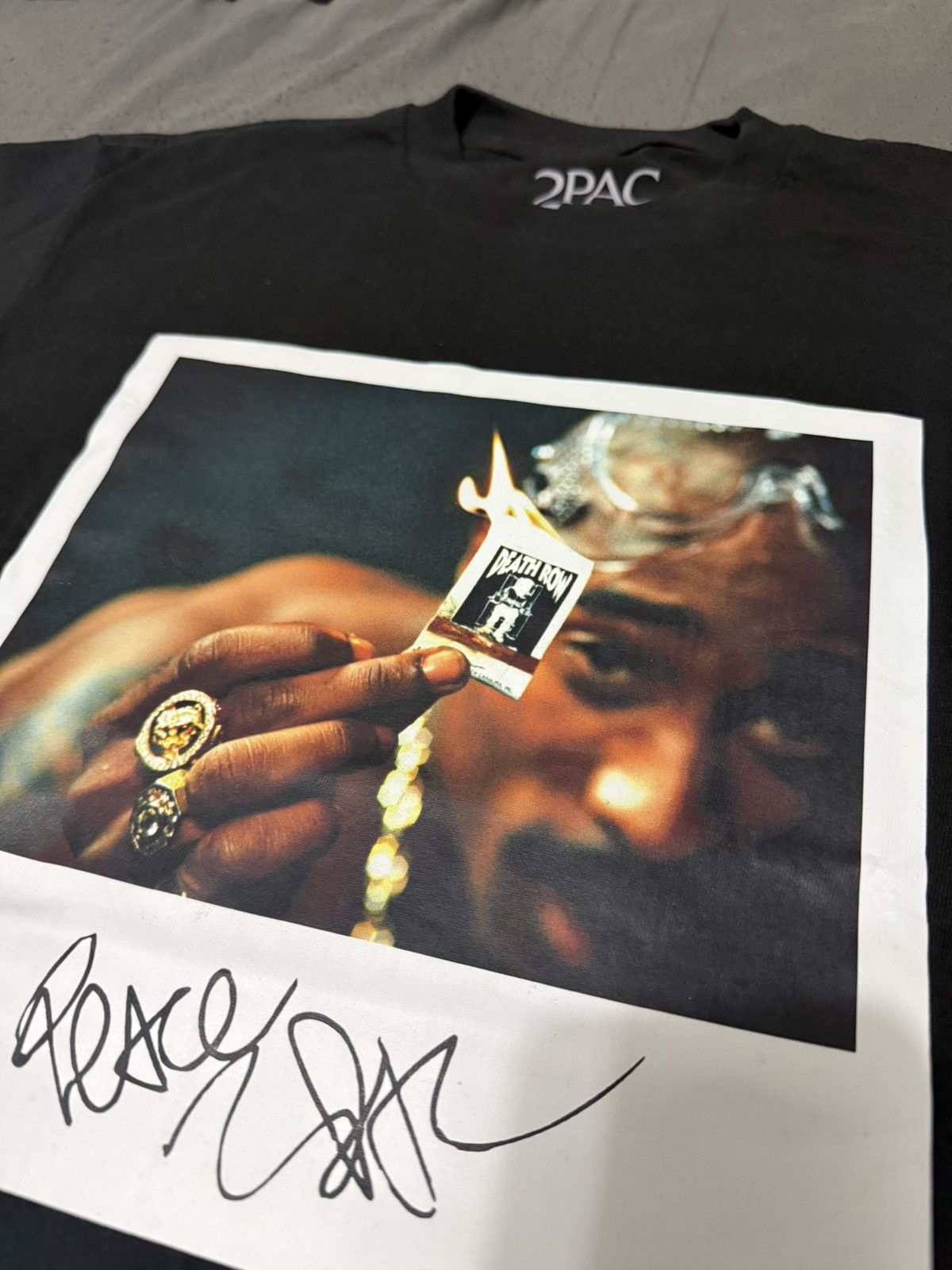 Death Row Records 2 PAC X DEATH ROW RECORDS TEE Size US M / EU 48-50 / 2 - 3 Thumbnail