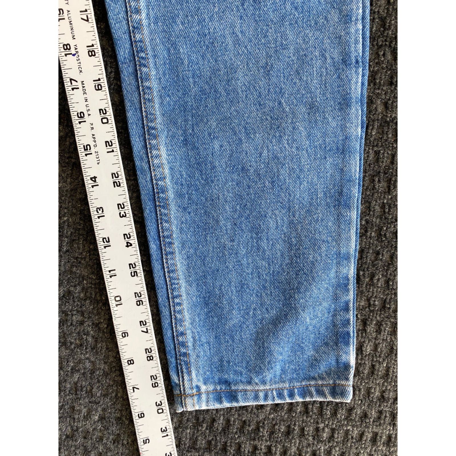 Jordache VINTAGE Jordache Jeans Women’s Mom Jeans Regular Size 8 High Waist 30in Inseam Blue Denim 26in Waist NEW Size 26" / US 2 / IT 38 - 7 Thumbnail