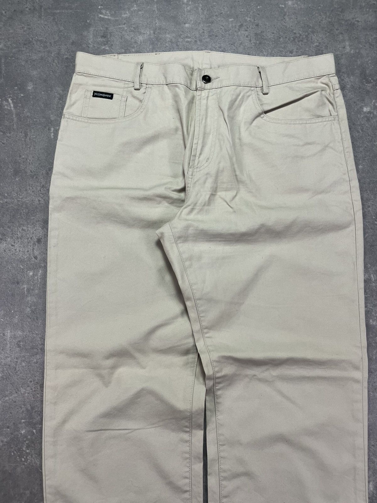 Yves Saint Laurent Yves Saint Laurent Y Pocket Logo Pants 36 YSL Size US 36 / EU 52 - 3 Thumbnail