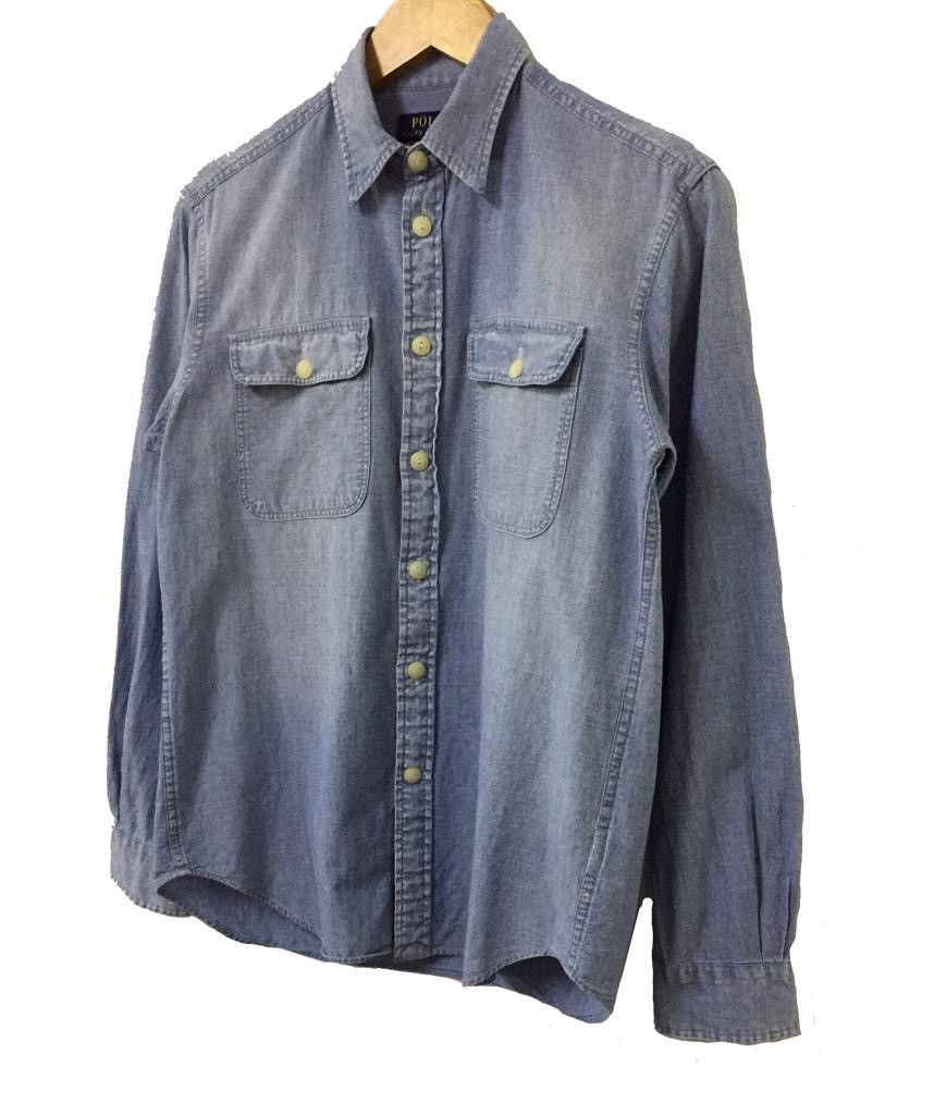 Ralph Lauren POLO RALPH LAUREN DOUBLE POCKET REGATTA CHAMBRAY JEANS SHIRT Size US S / EU 44-46 / 1 - 4 Thumbnail