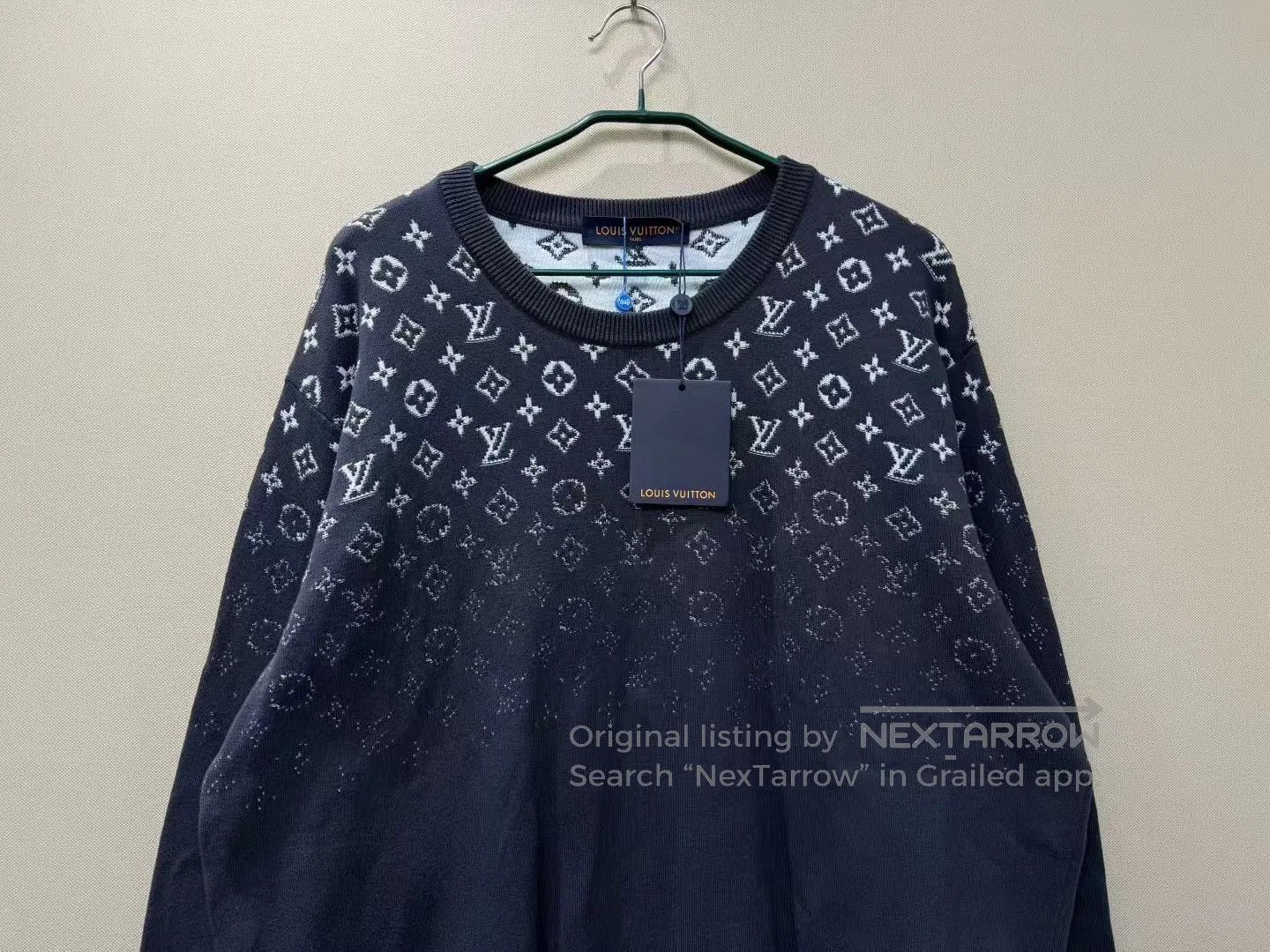 Louis Vuitton Louis Vuitton Gradient Logo Sweater. Size US XL / EU 56 / 4 - 2 Thumbnail